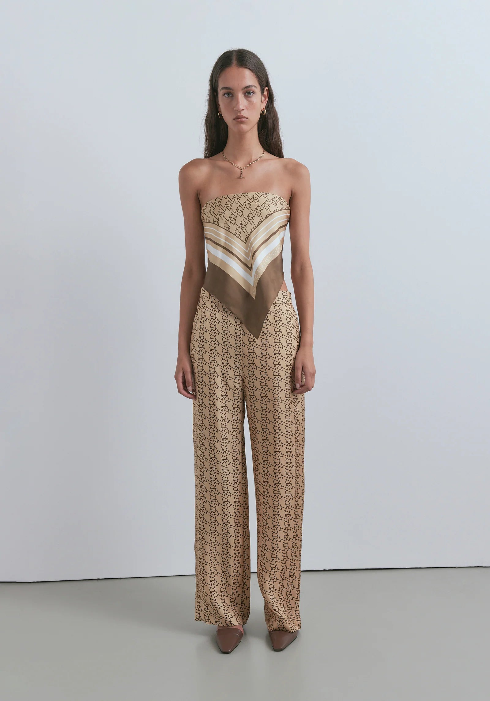 Luxury Women's Silk Pants - High Waisted Wide Leg Palazzo Trousers for Office, Travel & Evening Wear - Elegant Comfort & Style