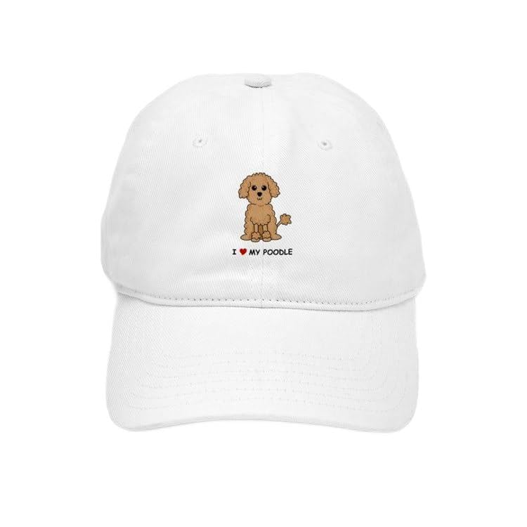 White - Apricot Poodle Cap