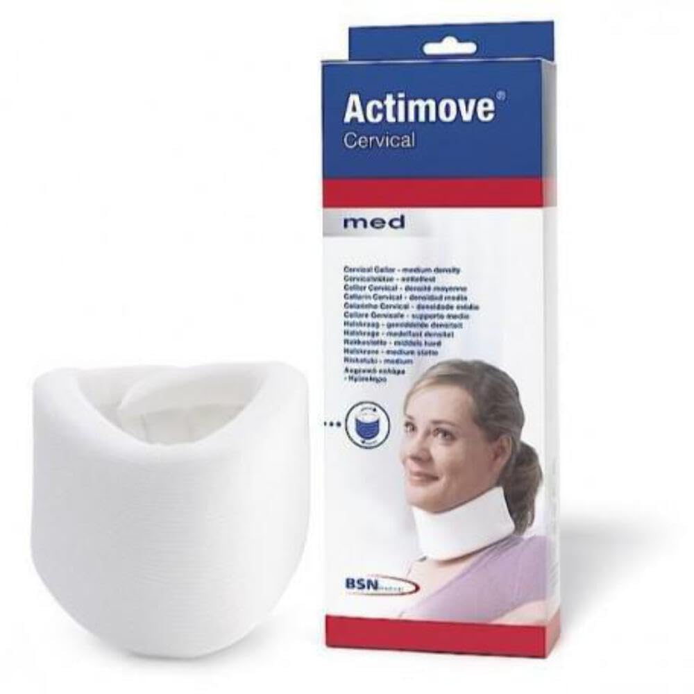 Actimove Cervical Collar M - Adjustable Neck Brace for Pain Relief & Support - Ideal for Neck Injuries, Post-Surgery Recovery & Daily Comfort
