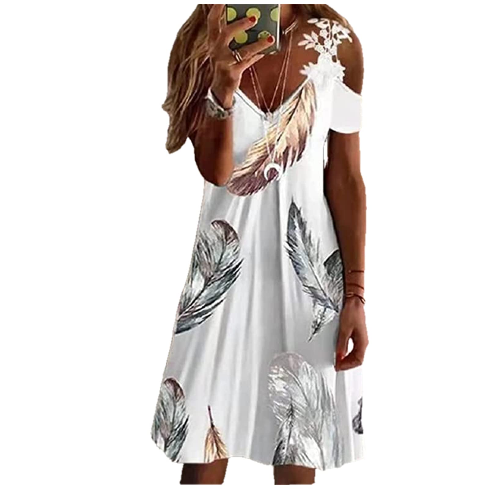 Women's Summer Sleeveless Mini Dress with Pockets - Sexy Ruched Bodycon T-Shirt Dress for Casual Wear | Perfect for Beach Outings, Date Nights & Summer Vacations