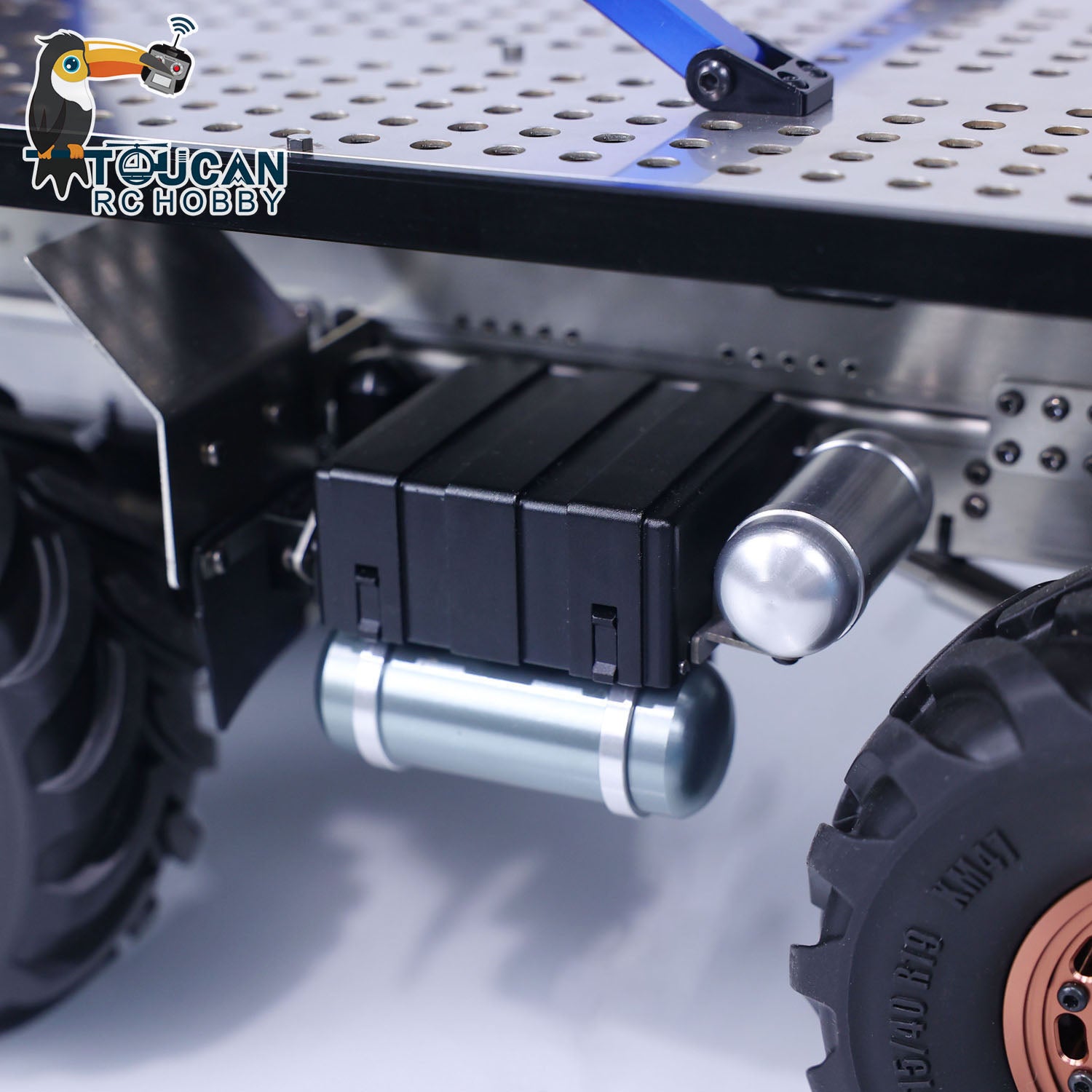 1/14 Scale 8x8 RC Rock Crawler Truck - Remote Control Climbing Vehicle with DIY Model Kit, LED Lights, Sound System & Servo ESC - Perfect for Off-Road Adventures and Rock Crawling Competitions