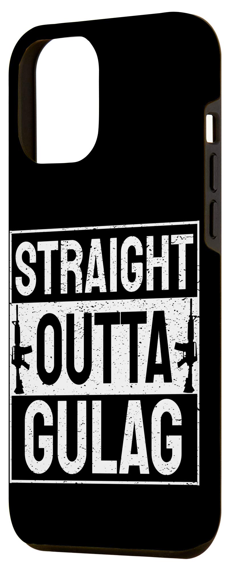 iPhone 12 Pro Max Gaming Case - Funny 'Straight Outta Gulag' Video Game Design | Durable Protective Cover for Gamers & iPhone 12 Pro Max Users | Perfect for Gaming Sessions, Travel & Everyday Use