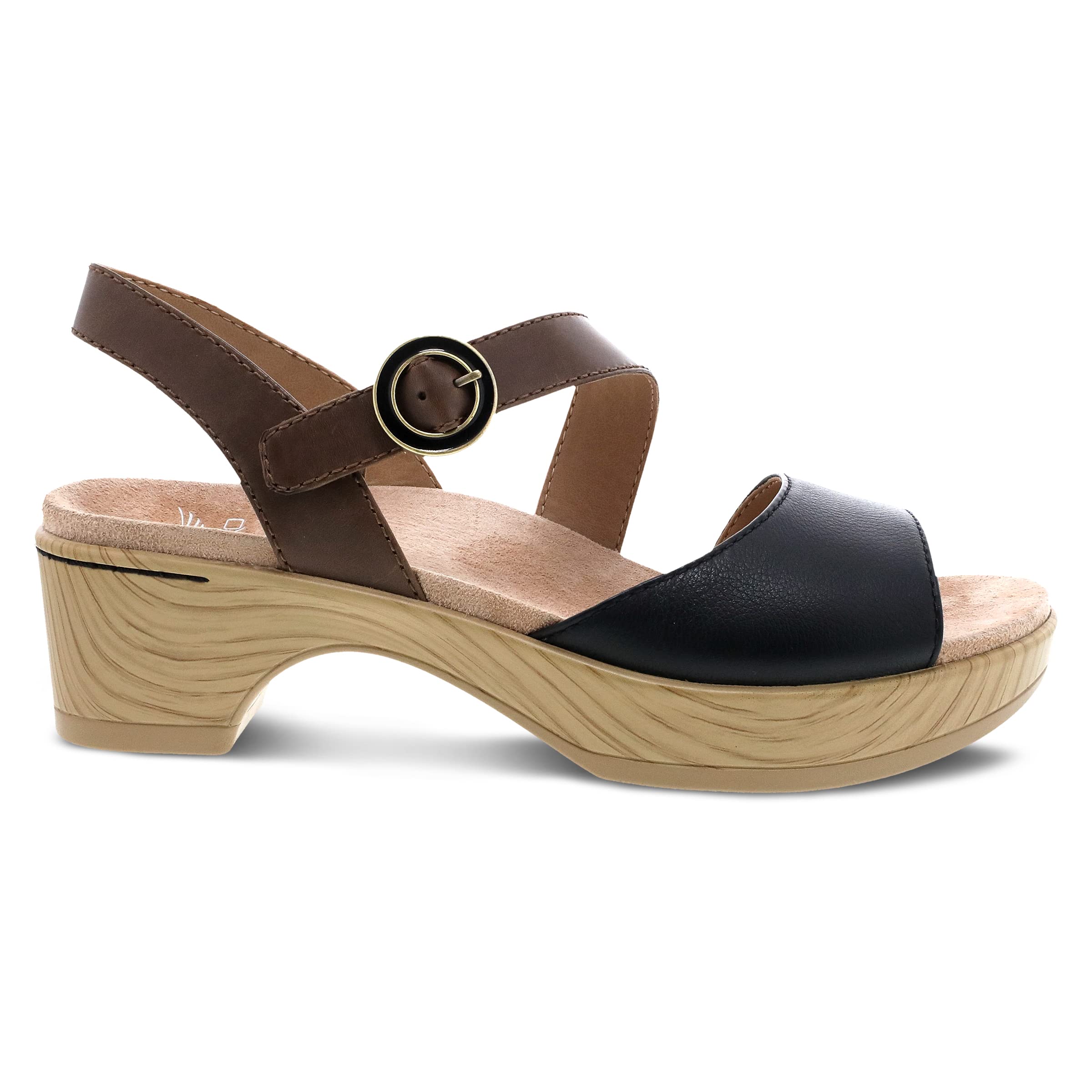 Dansko Marjory Women's Comfortable Platform Sandals with Arch Support - Adjustable Hook & Loop Strap - Lightweight Rubber Sole - Casual & Dressy Shoes for Work, Travel & Everyday Wear