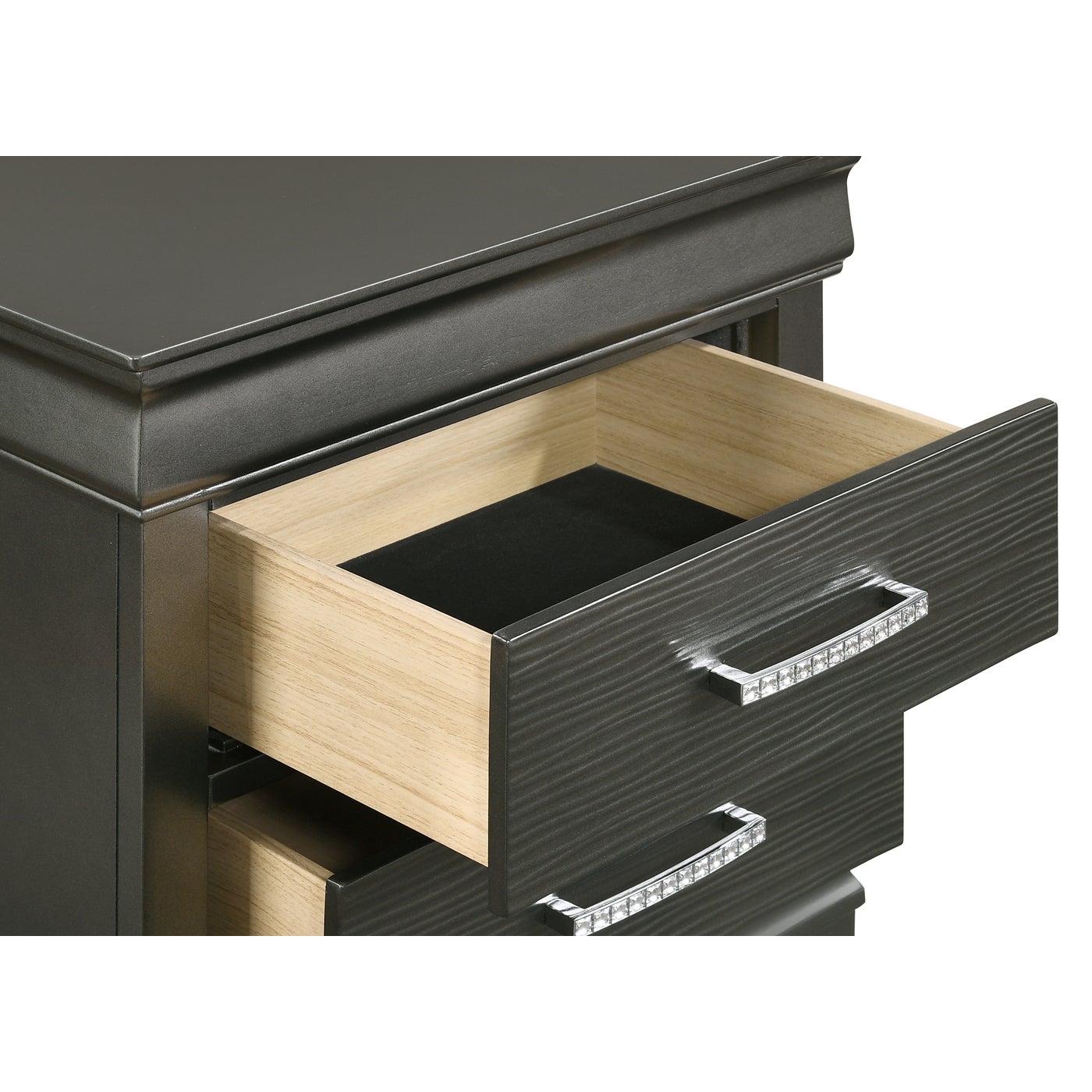 Modern Wooden Nightstand with Drawer - Stylish Bedside Table for Small Spaces - Perfect for Brooklyn Apartments, Bedrooms & Guest Rooms