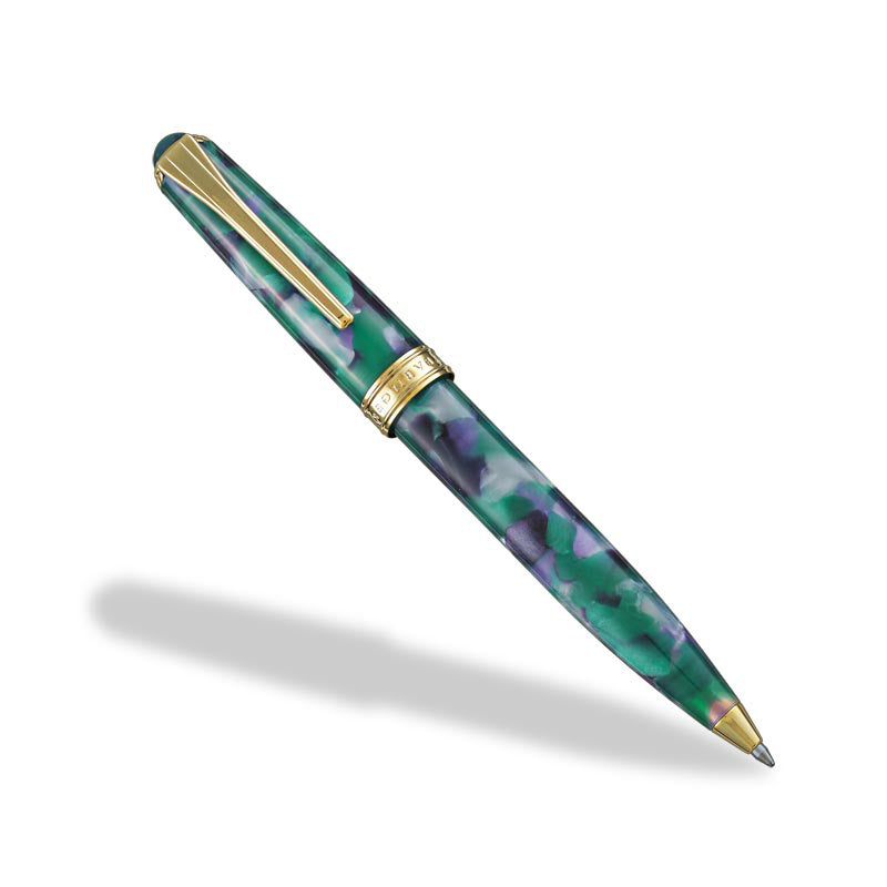 True Writer Classic Green Mosaic Ballpoint Pen - Premium Writing Instrument for Office, School & Gift Giving