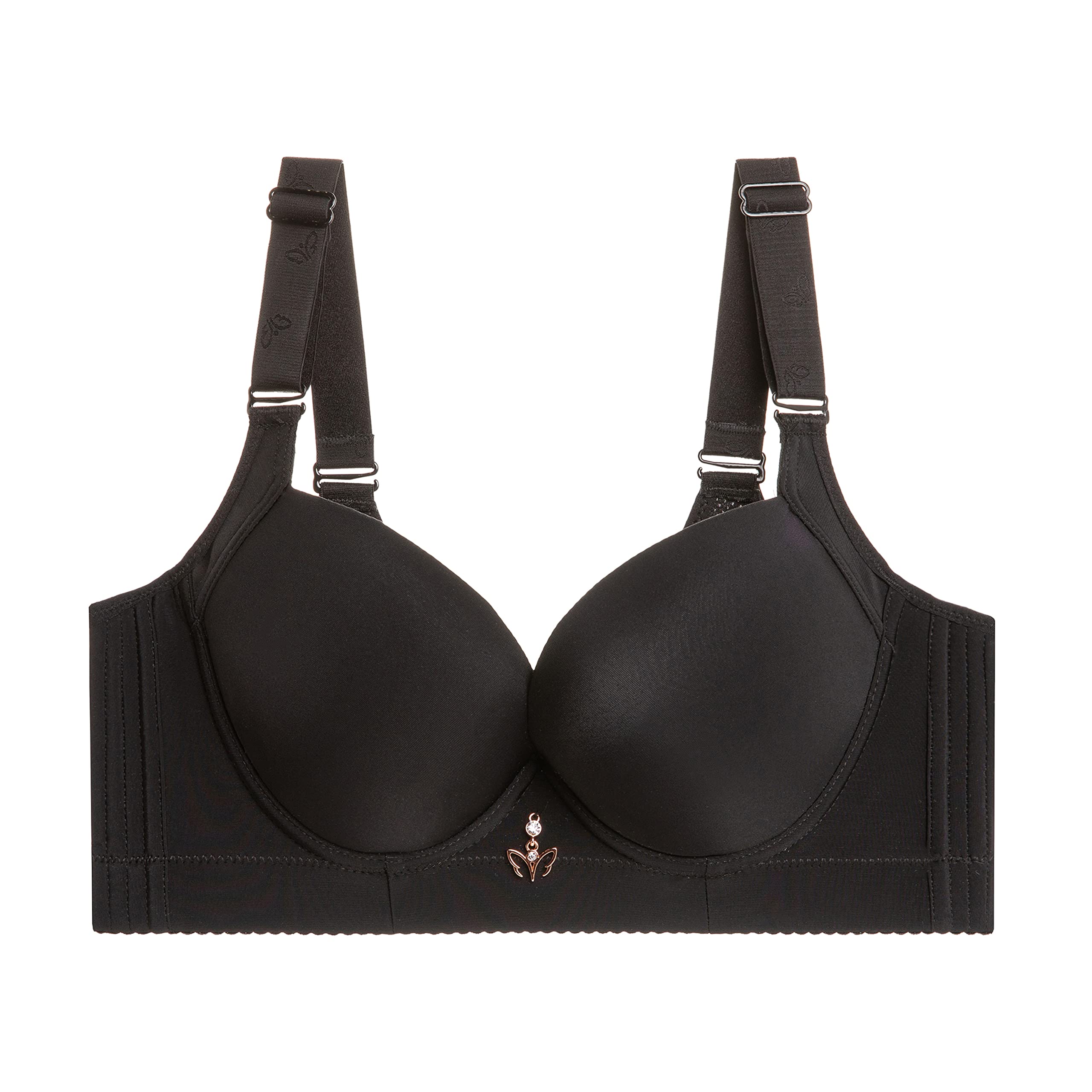 Push Up Bras for Women - Seamless Underwire T-Shirt Bra with Padded Cups (32A to 46DD) - Comfortable Everyday Wear & Perfect for Workouts