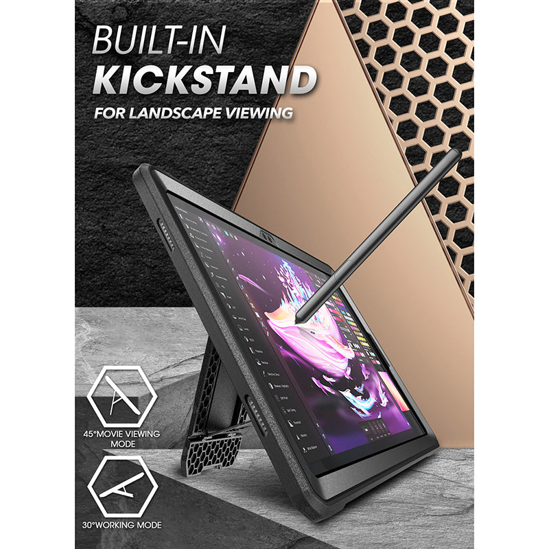 Samsung Galaxy Tab A9 Plus 11-inch (2023) Tablet Case - Unicorn Beetle PRO Rugged Full Body Protective Cover in Black - Perfect for Work, Travel & Outdoor Use