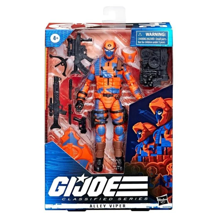 G.I. Joe Classified Series Alley Viper Action Figure - 6-Inch Collectible Military Toy for Display & Play - Perfect for Fans, Collectors & Kids Battles