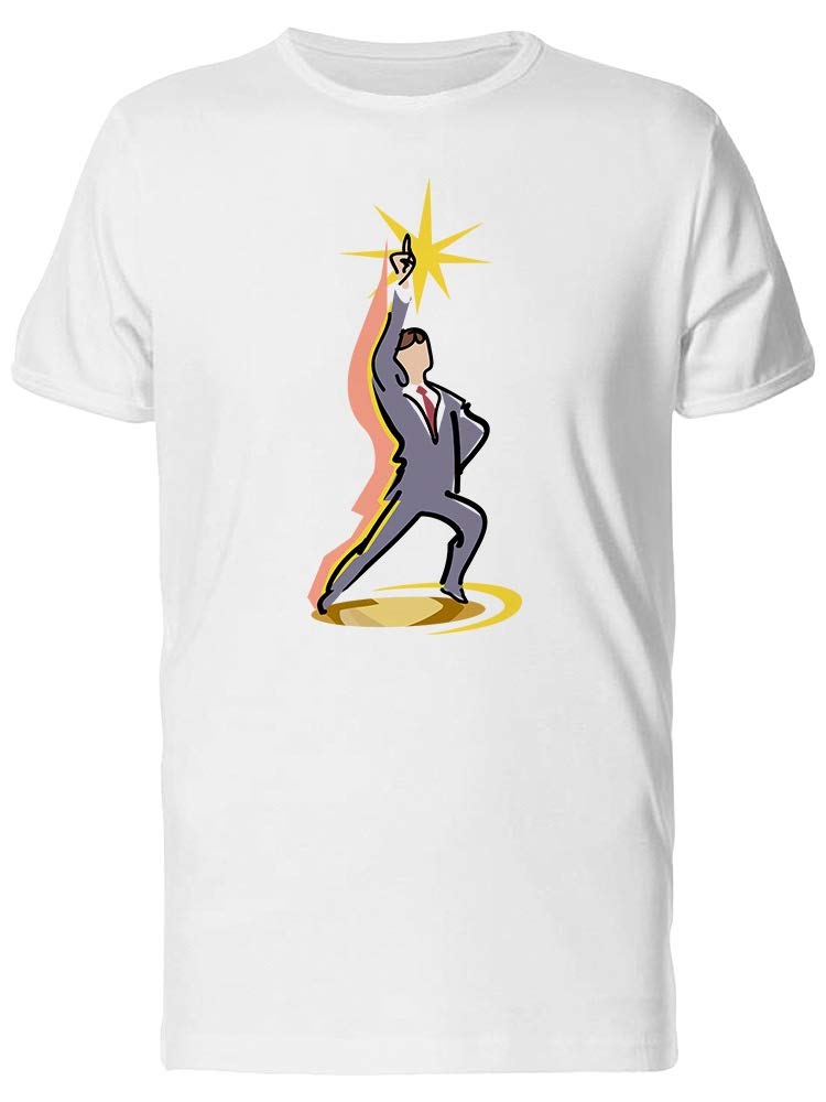 Business Man Number One T-Shirt for Men - Premium White Cotton Tee for Office, Casual Wear & Everyday Comfort
