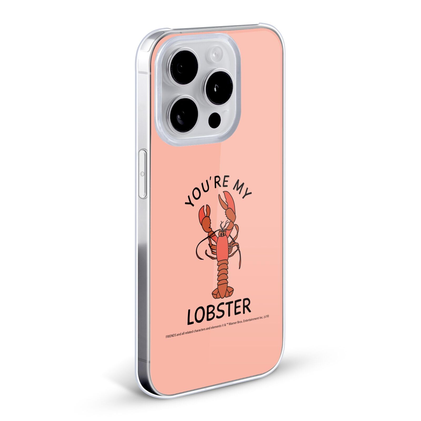 Officially Licensed Friends TV Show Lobster iPhone 13 Pro Max Case - Hard Back Protective Cover with Iconic Lobster Design | Perfect Gift for Friends Fans, Birthday & Christmas Presents