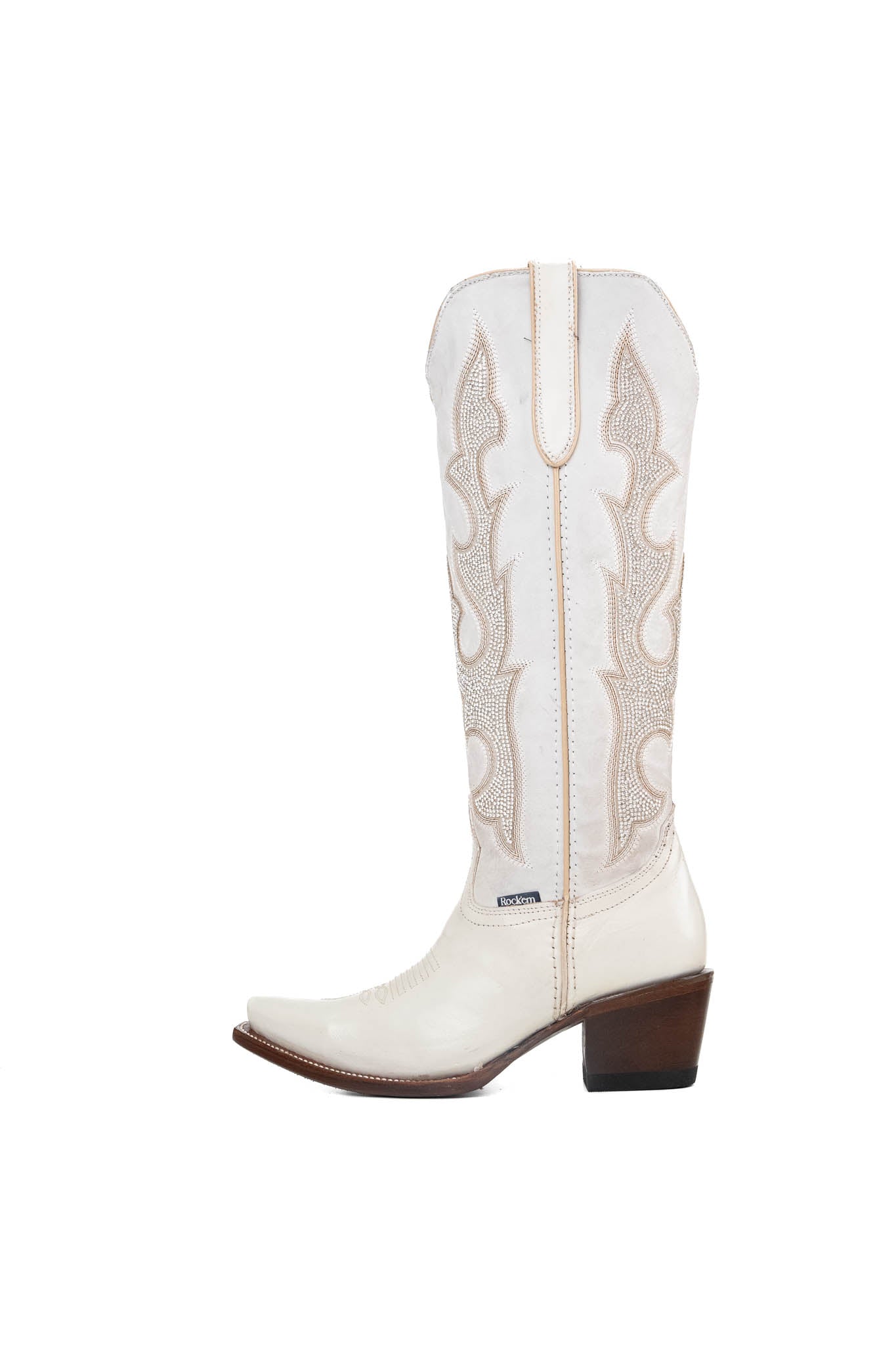 Makayla Women's Tall Snip Toe Cowgirl Boots - Western Riding Boots for Country Line Dancing & Rodeo Events