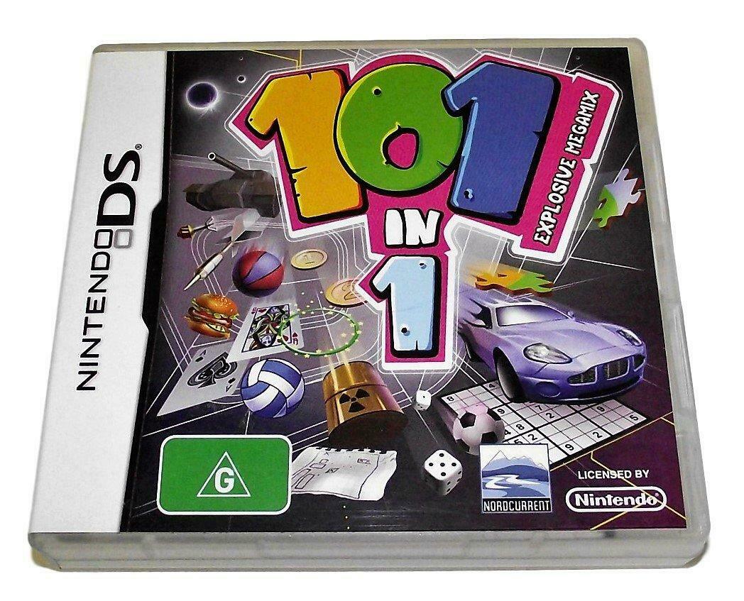 101 in 1 Explosive Megamix DS 2DS 3DS Game - Complete Pre-Owned Edition | Classic Nintendo Handheld Gaming for Kids & Adults | Perfect for Travel & Family Game Nights