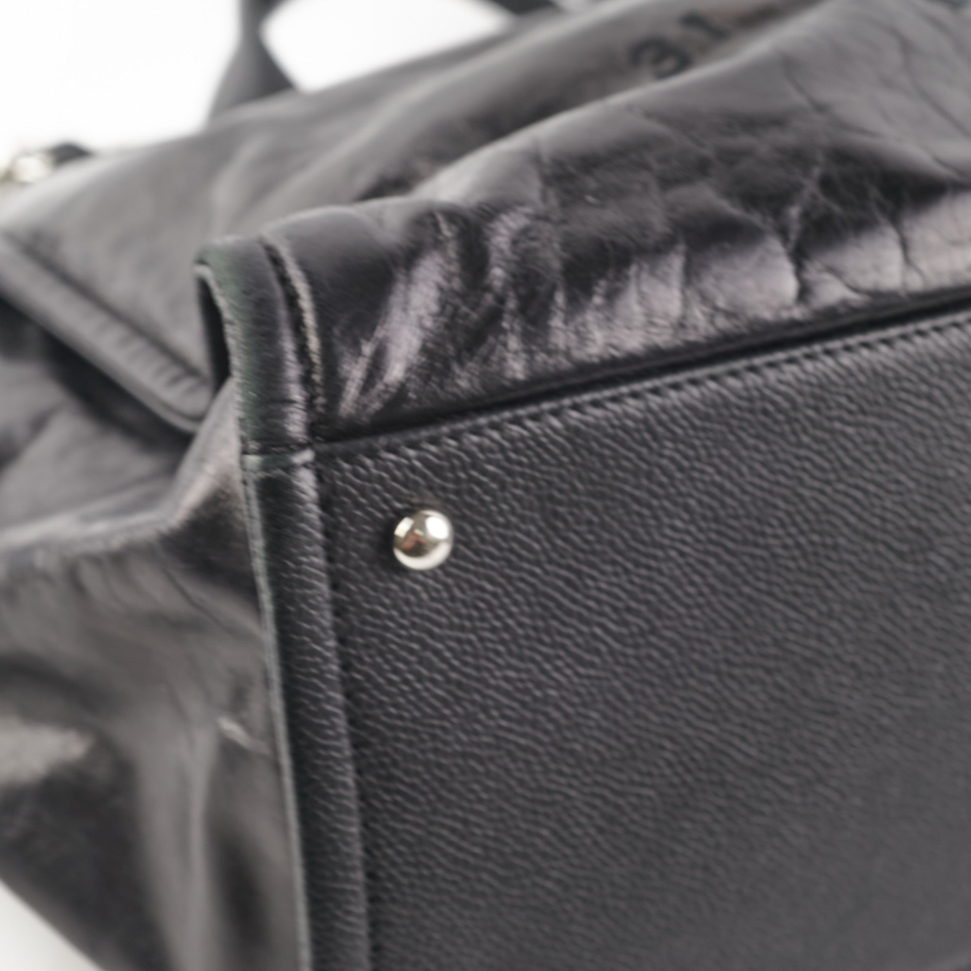 Chanel Deauville Medium Black Leather Tote Bag - Luxury Designer Handbag for Women, Perfect for Work, Travel & Everyday Use