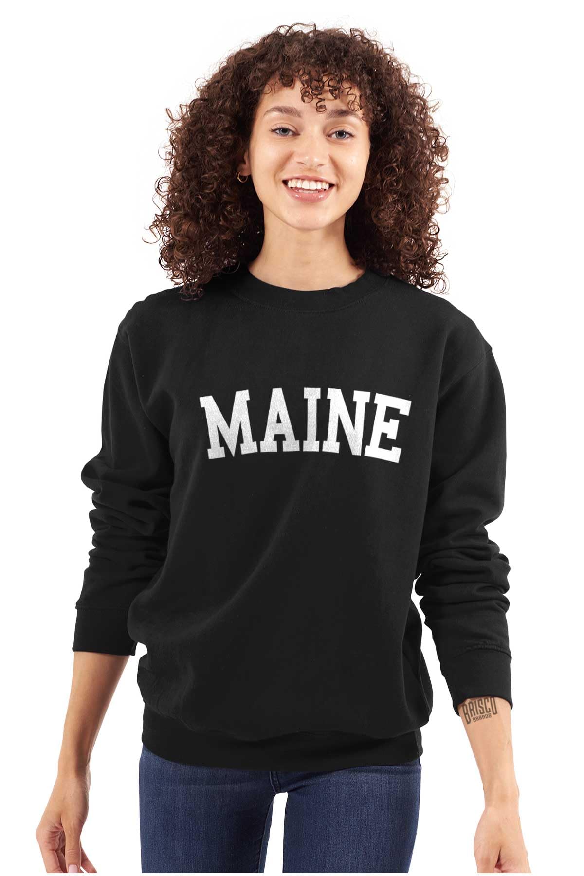 Classic Maine Traditional Sweatshirt for Men & Women - Cozy Casual Wear for Fall & Winter Outfits