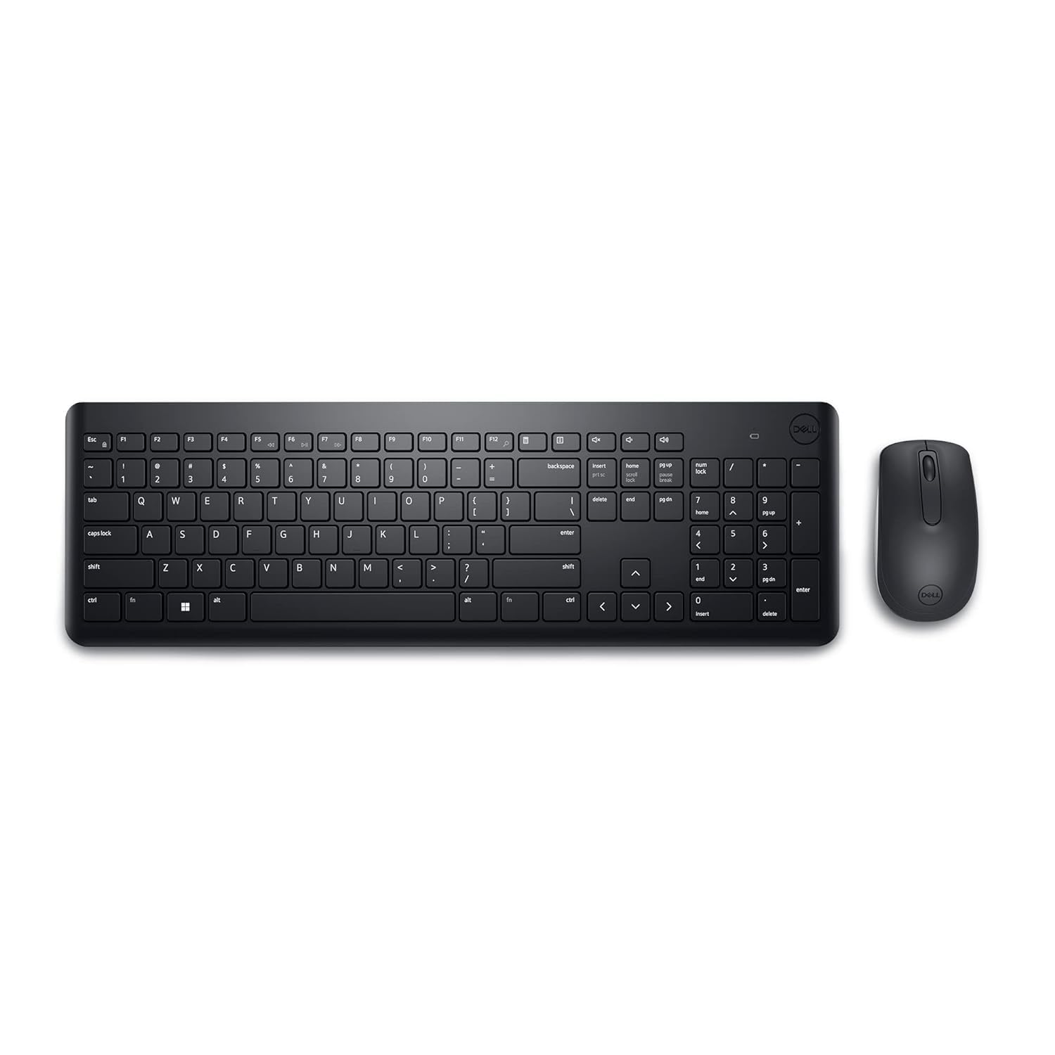 Dell KM3322W Wireless Keyboard and Mouse Combo - 2.4GHz USB Receiver, Quiet Typing, Ergonomic Design for Home & Office Use - Perfect for Work, Gaming, and Everyday Computing