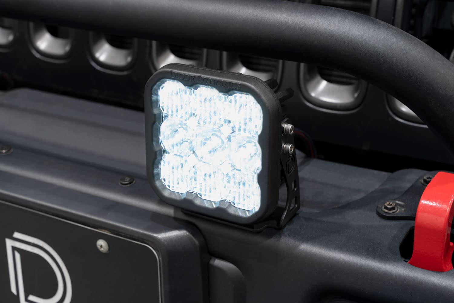 Diode Dynamics SS5 White Sport LED Pod - Single Light, Sport White Combo - Perfect for Off-Road, Truck, ATV & Marine Lighting