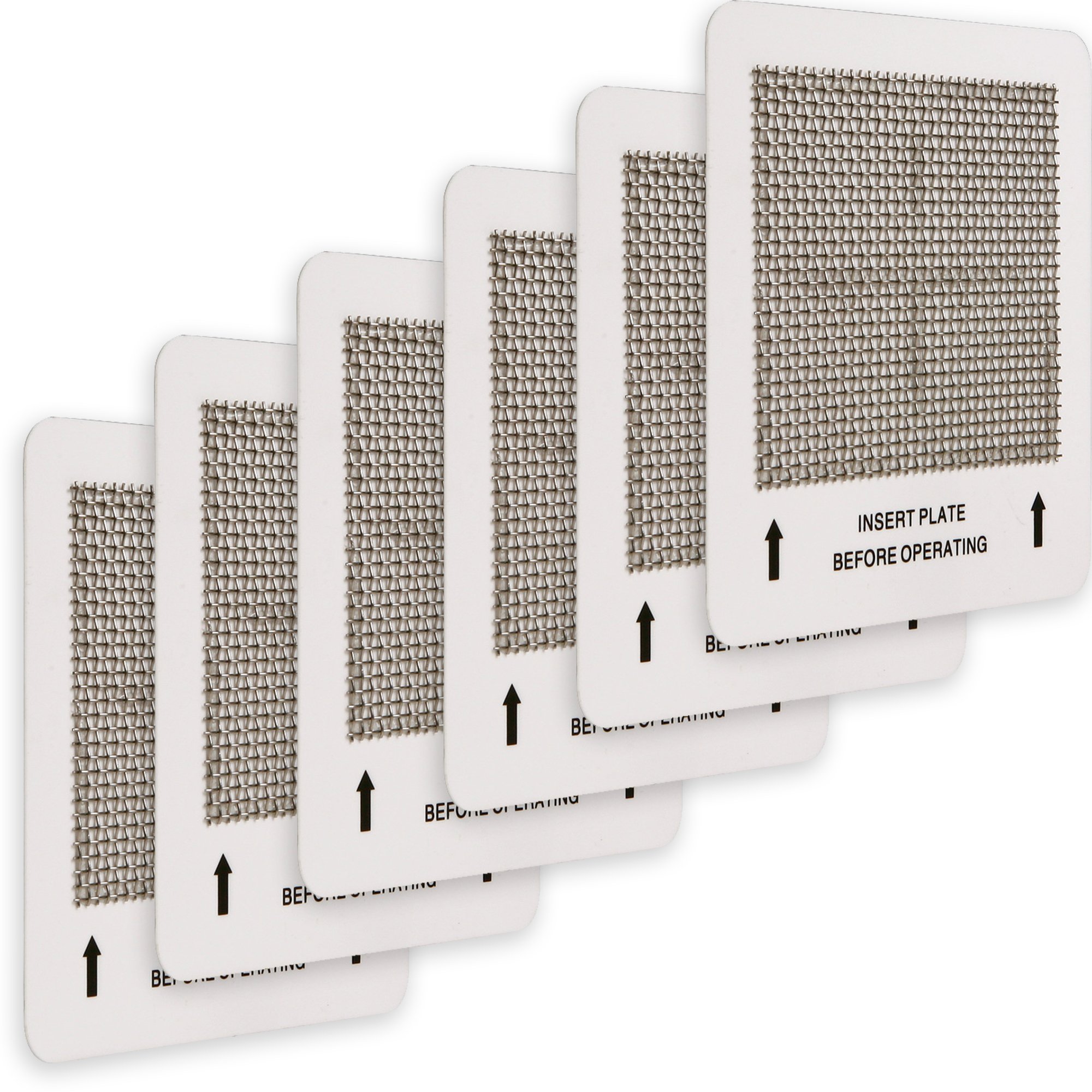 6 Universal Ceramic Ozone Plates - Compatible with Most Air Purifiers - Improve Indoor Air Quality for Home, Office & Car Use
