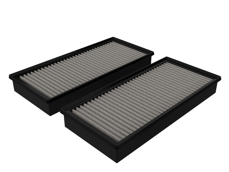 aFe Magnum FLOW Pro DRY S OE Replacement Air Filter - Compatible with 2010-2020 Land Rover V8 5.0L Engine (Pair) - High-Performance Air Intake System for Off-Road & Daily Driving