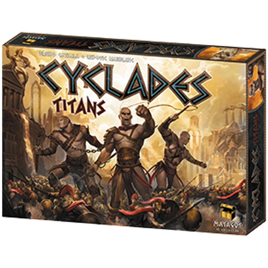 Cyclades: Titans Expansion Board Game - Strategic War & Mythology Game for Adults & Teens - Perfect for Game Nights & Family Gatherings