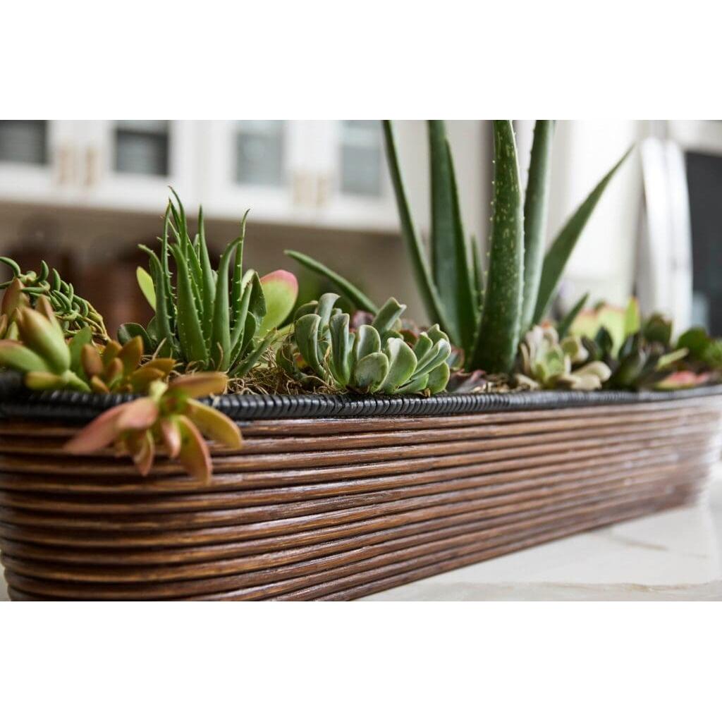 Cyan Design 11721 Papeete Vessel Brown - Handcrafted Ceramic Decorative Bowl for Home Decor, Centerpiece, Tabletop Display, and Gift Giving