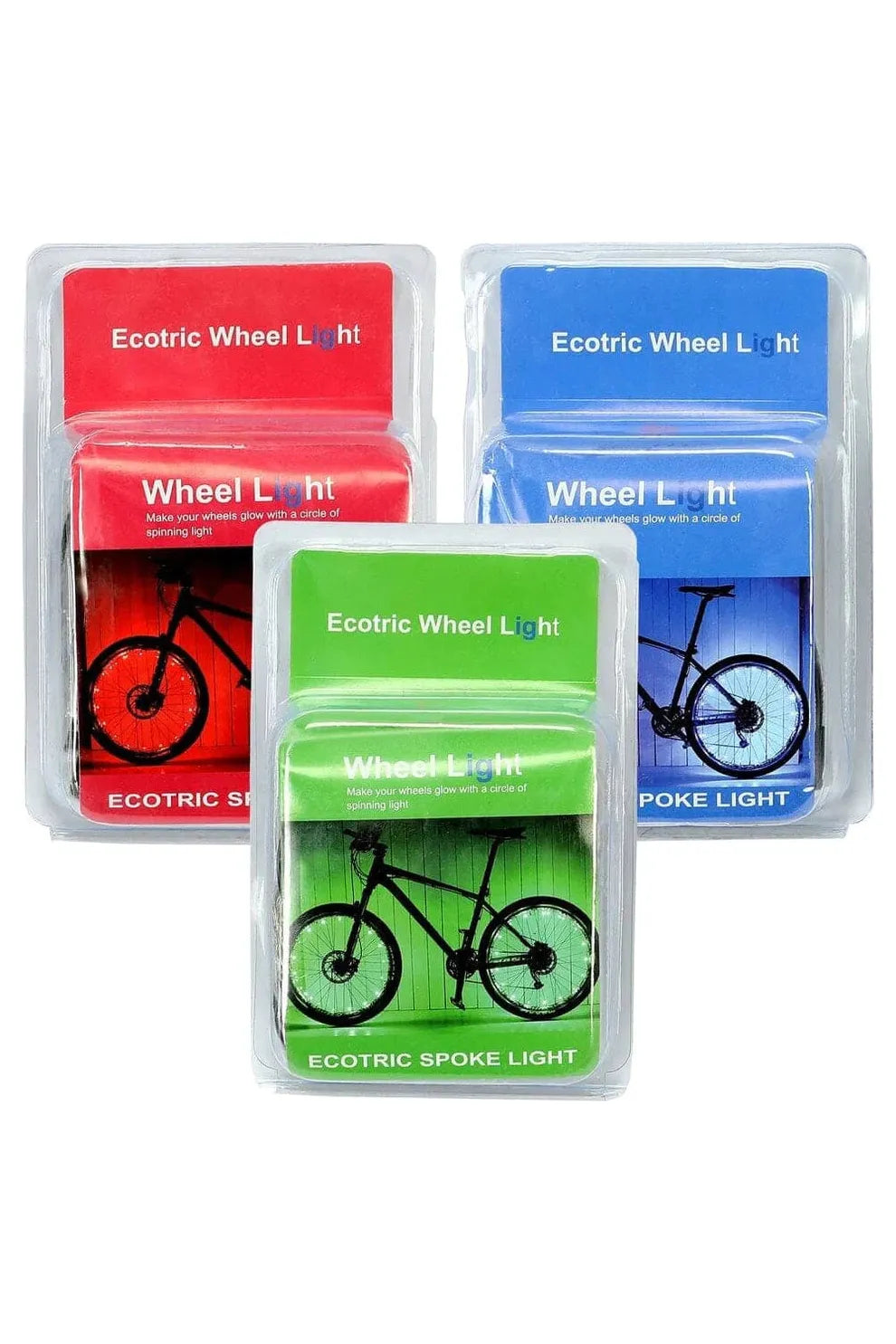 Ecotric Spoke Lights for Bikes - Waterproof LED Wheel Lights for Night Riding, Cycling Safety & Fun - Perfect for Commuting, Mountain Biking & Outdoor Adventures
