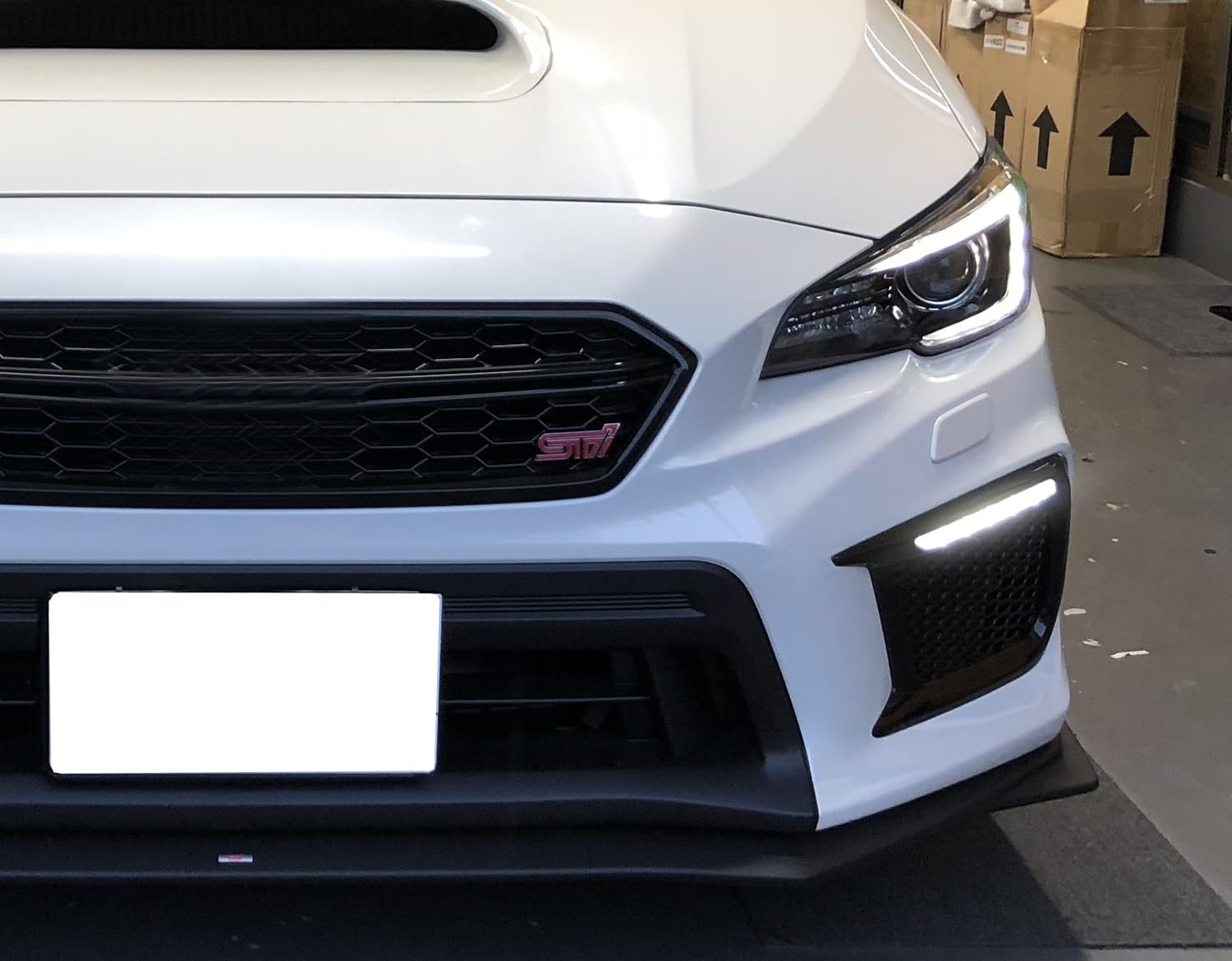 iJDMTOY White/Amber Dynamic Sequential LED Switchback Daytime Running Lights (DRL) - Non-Fog Version - Compatible with 2018-2021 Subaru WRX/WRX STI - Enhance Visibility & Style for Day & Night Driving