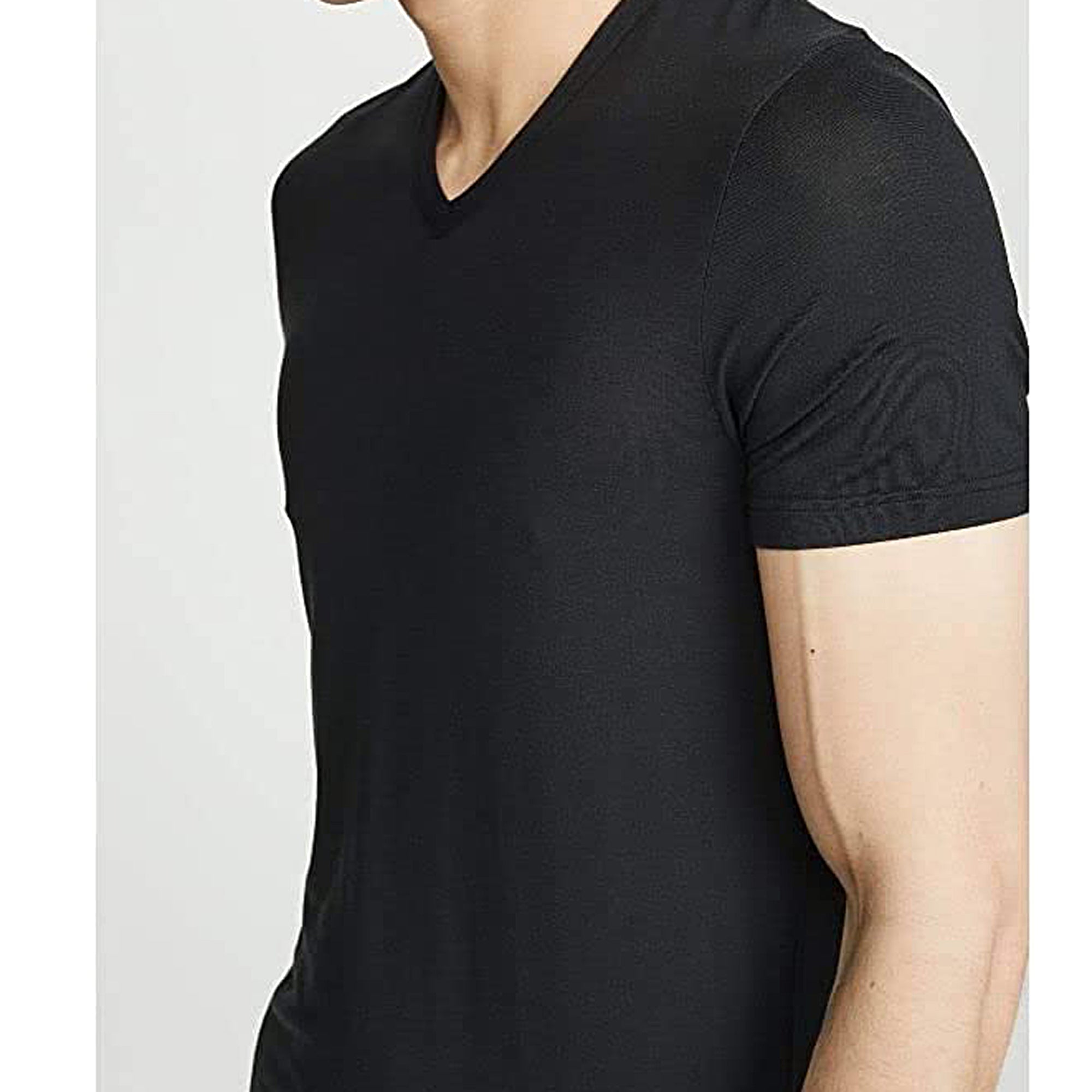 Evertone Men's Slim Fit T-Shirt 5 Pack - Soft Cotton Crew Neck Tees for Casual & Work - Gym, Office, Everyday Wear