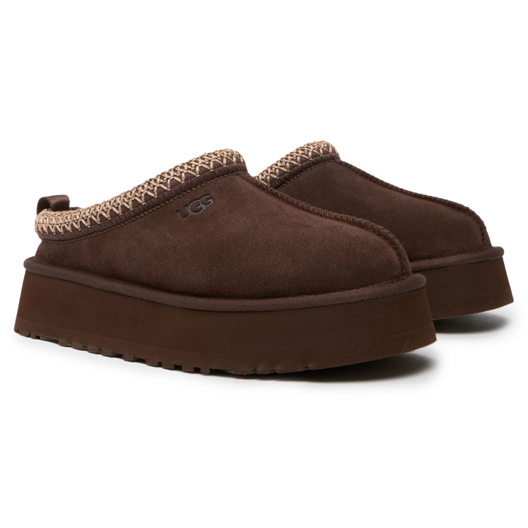 UGG Tazz Platform Burnt Cedar Slippers for Women 2024 - Cozy House Shoes for Winter & Indoor Comfort