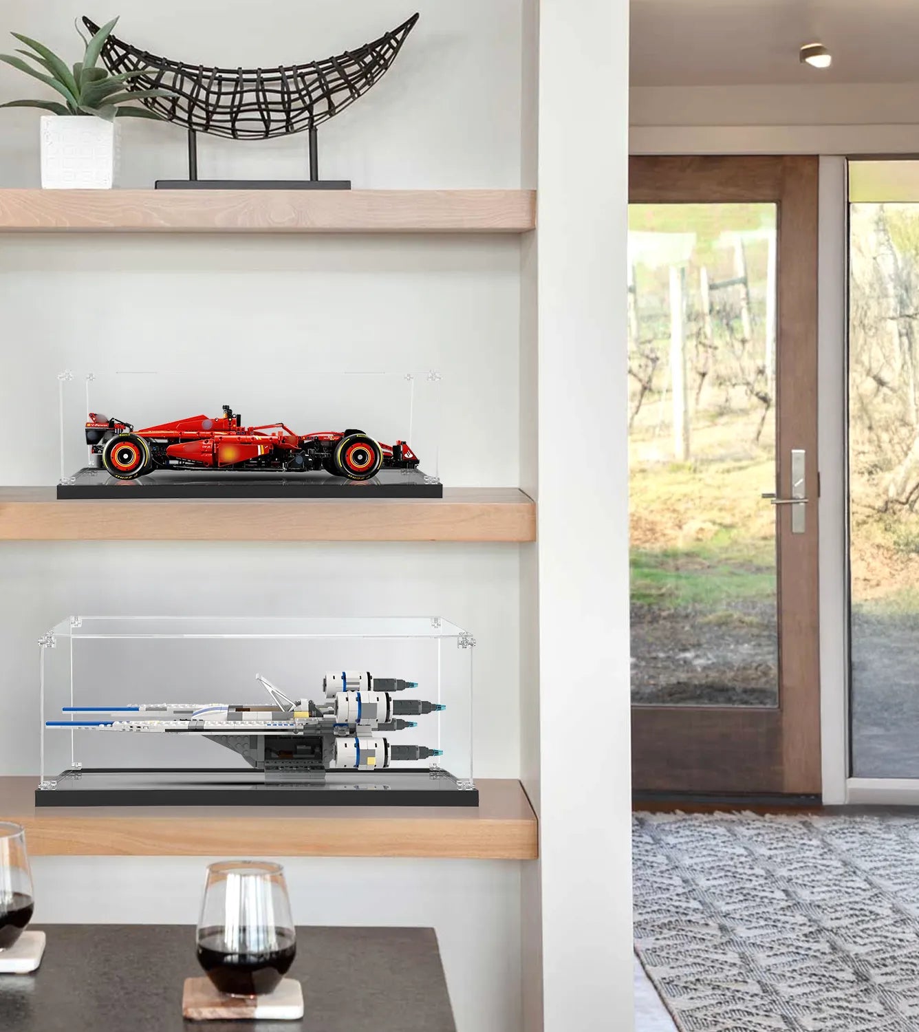 LEGO Star Wars™ Rebel U-Wing Starfighter™ 75399 Display Case - Protective Acrylic Showcase for Collectible Model - Perfect for Home Decor, Office Display & Gift for Star Wars Fans