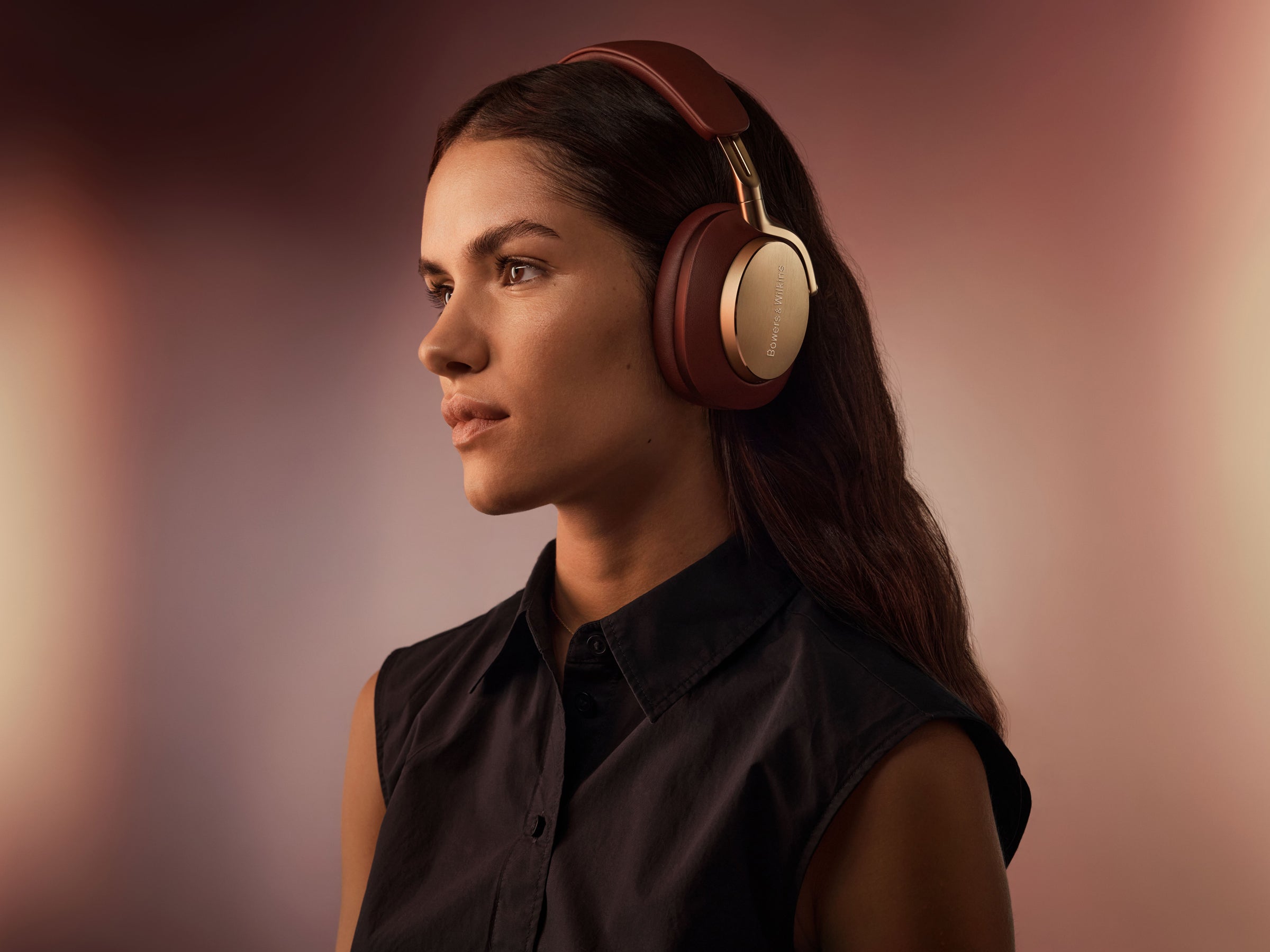 Bowers & Wilkins Px8 Wireless Noise Cancelling Headphones - Premium Over-Ear Bluetooth Headset with Hi-Fi Sound for Music, Travel & Home Office Use