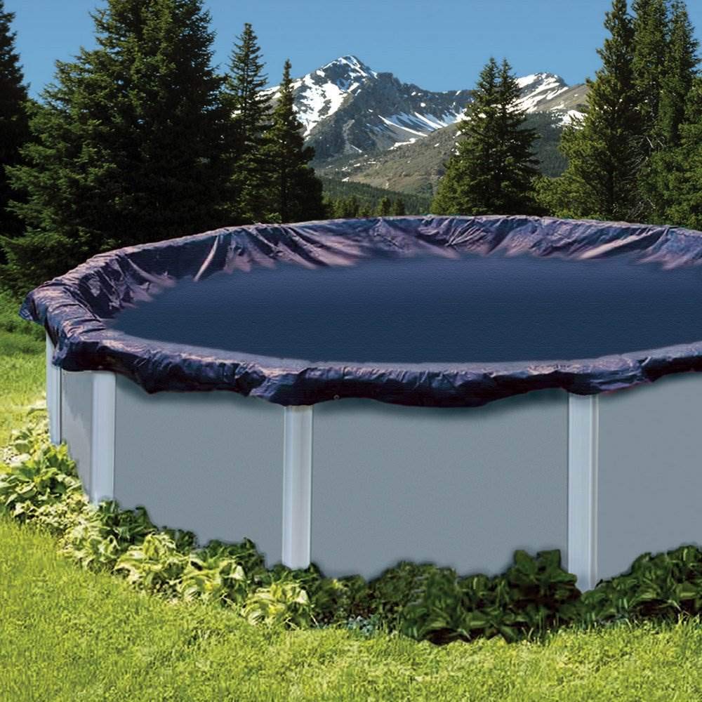 In The Swim Swimline 15' Round Above Ground Pool Leaf Net Cover | CO915 | Durable Protection for Backyard Swimming Pools
