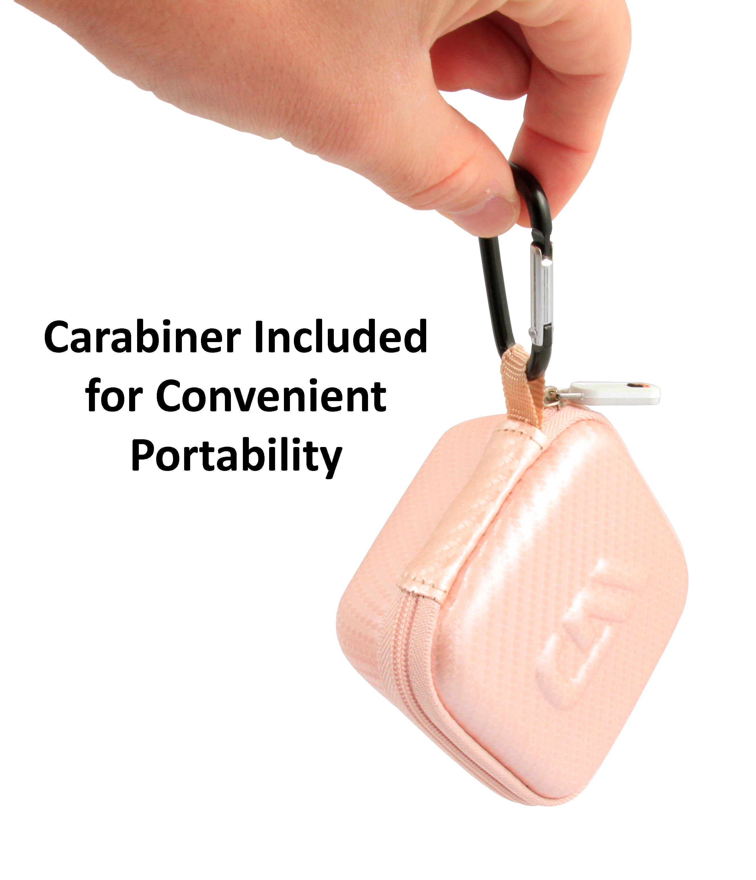 CASEMATIX Premium Rose Gold Carrying Case for Orba 2 Artiphon - Portable Protective Storage for Handheld Multi-Instrument - Perfect for Travel, Studio & Live Performances