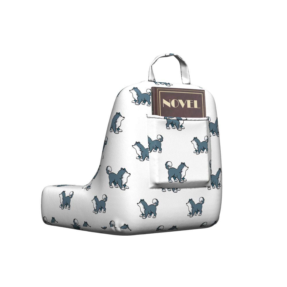 Ambesonne Husky Dog Pillow Cover - Soft Fabric, Blue Grey for Pet Bed Rest