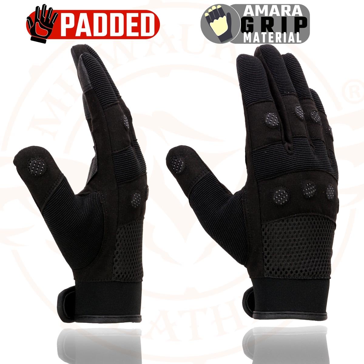 Shaf International Men's Breathable Mesh Gloves for Work, Sports & Outdoor Activities - Lightweight & Durable Hand Protection for Cycling, Gardening, Construction and DIY Projects