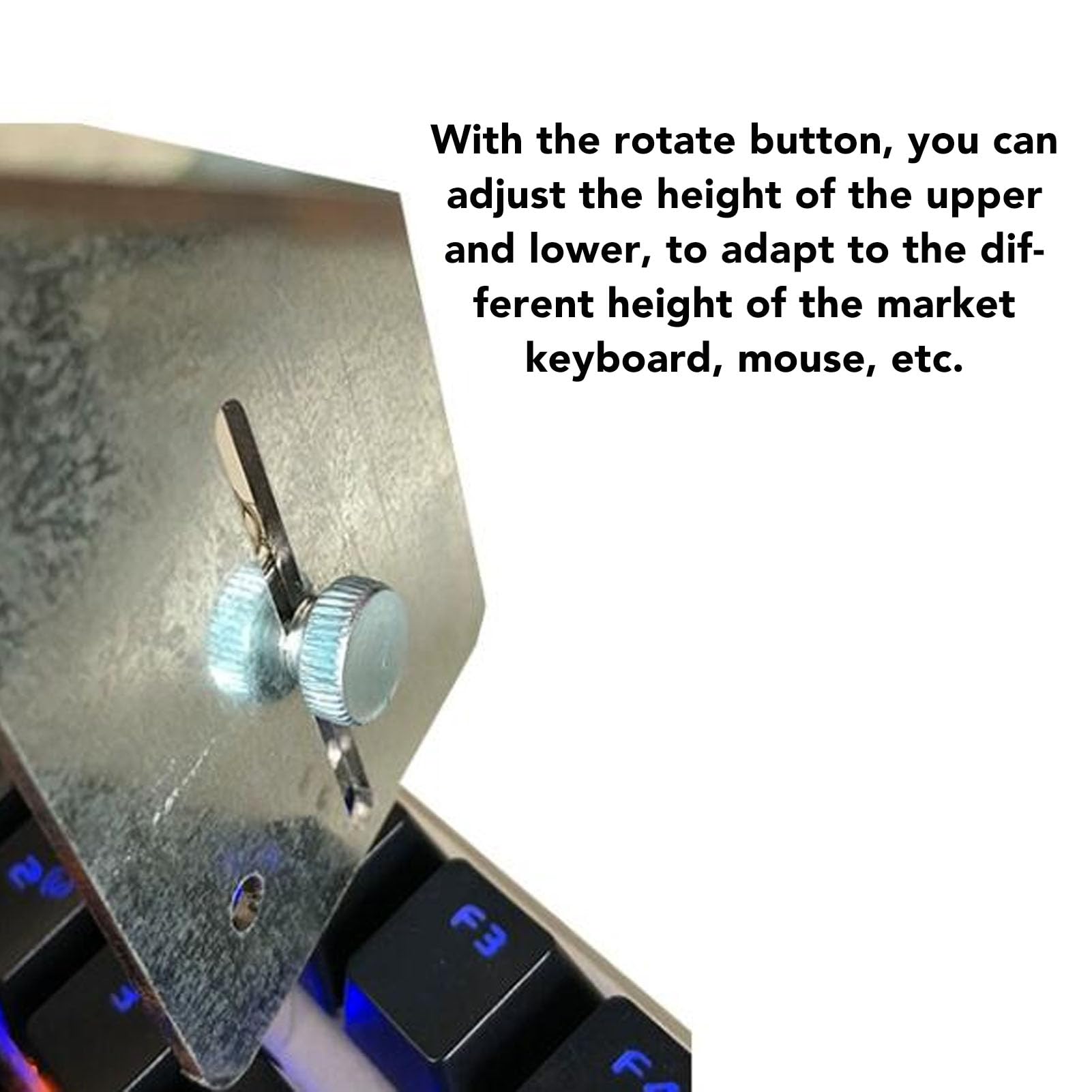 Auto Keyboard Clicker - Adjustable Height Gaming Keyboard & Mouse Clicker Tool for PC - Perfect for Gaming, Office Work, and Online Shopping Automation
