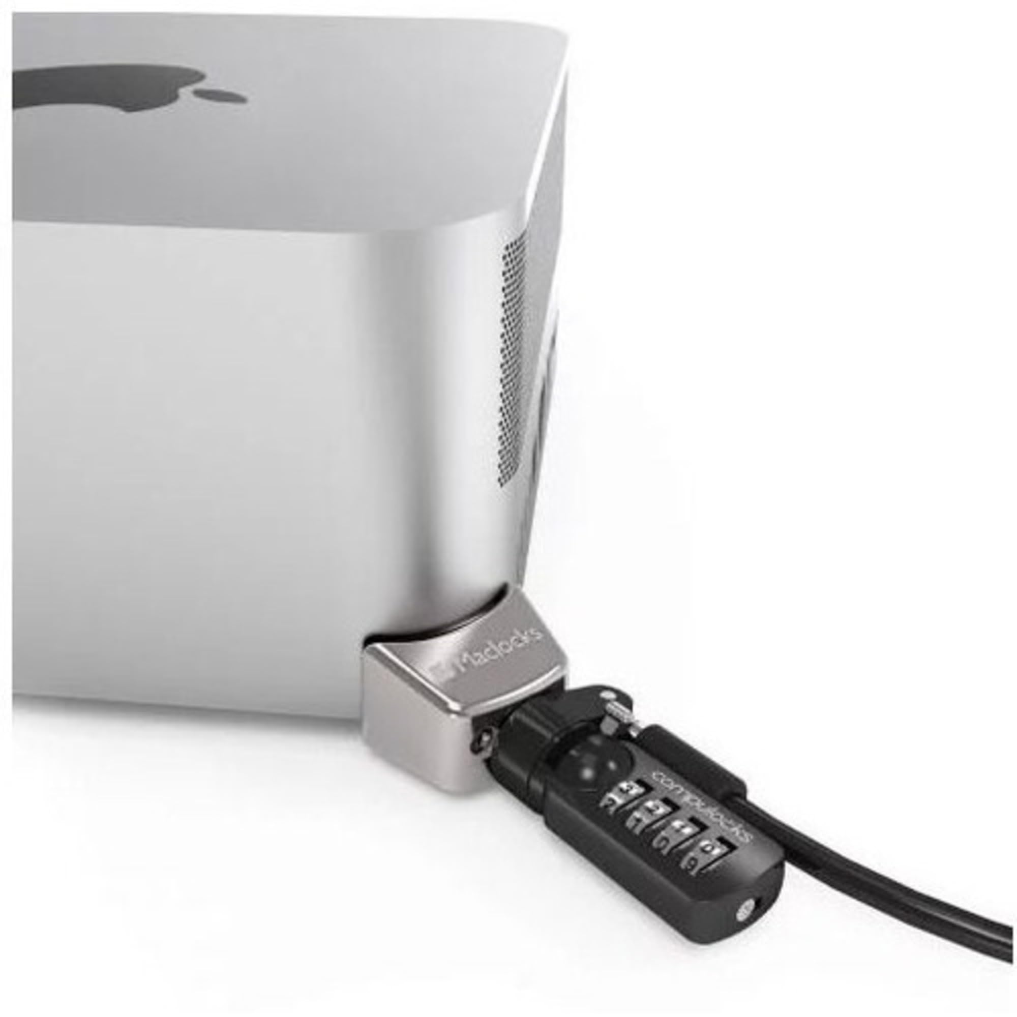 Secure Your Mac Studio with Compulocks Ledge Lock Adapter & Combination Cable Lock (Silver) - Perfect for Office, Home & Travel Protection