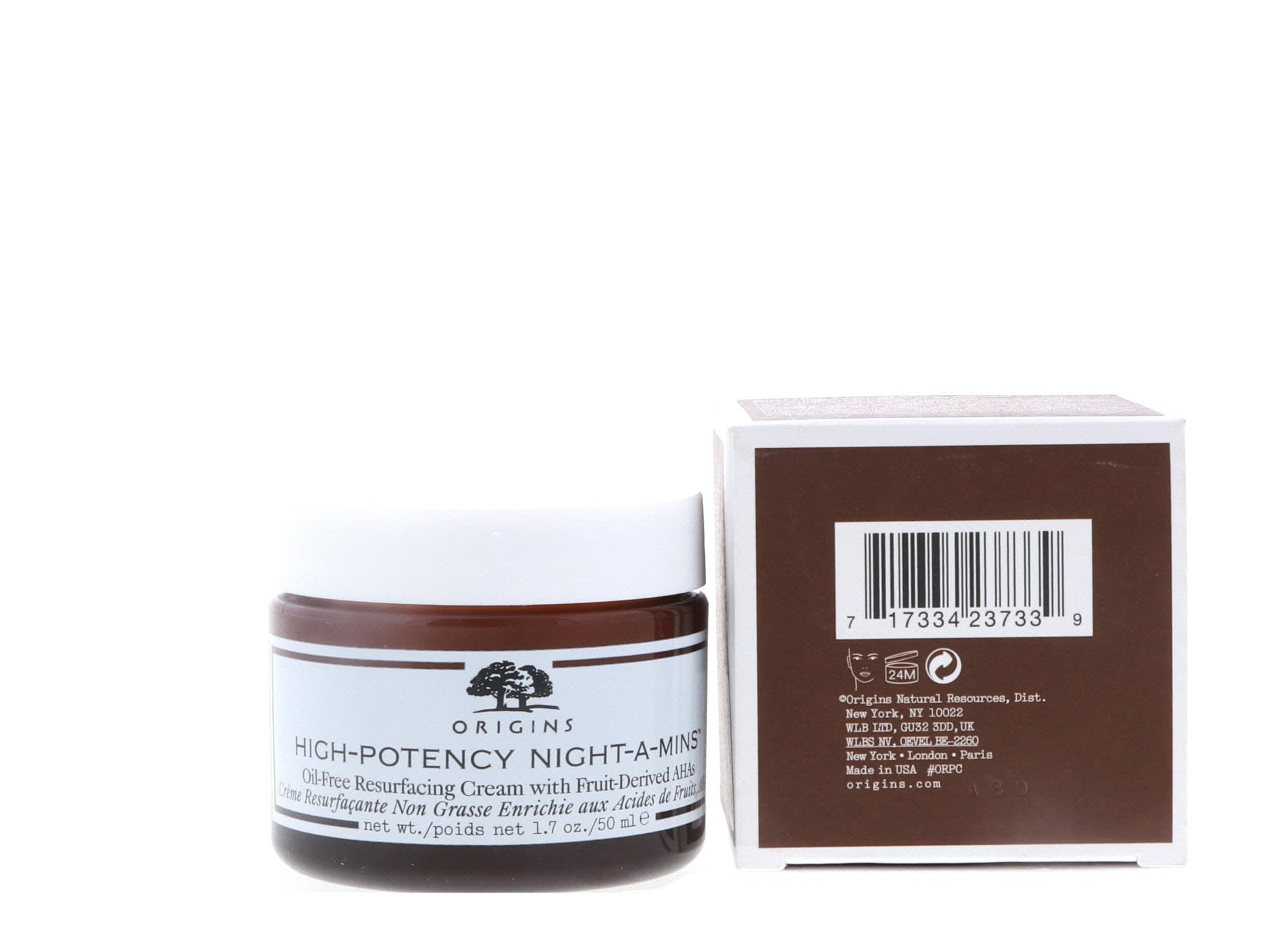 Origins High Potency Night-A-Mins Mineral Enriched Renewal Night Cream 1.7 oz - Overnight Hydrating & Anti-Aging Face Moisturizer for Dry Skin - Perfect for Nighttime Skincare Routine & Revitalizing Dull Complexion