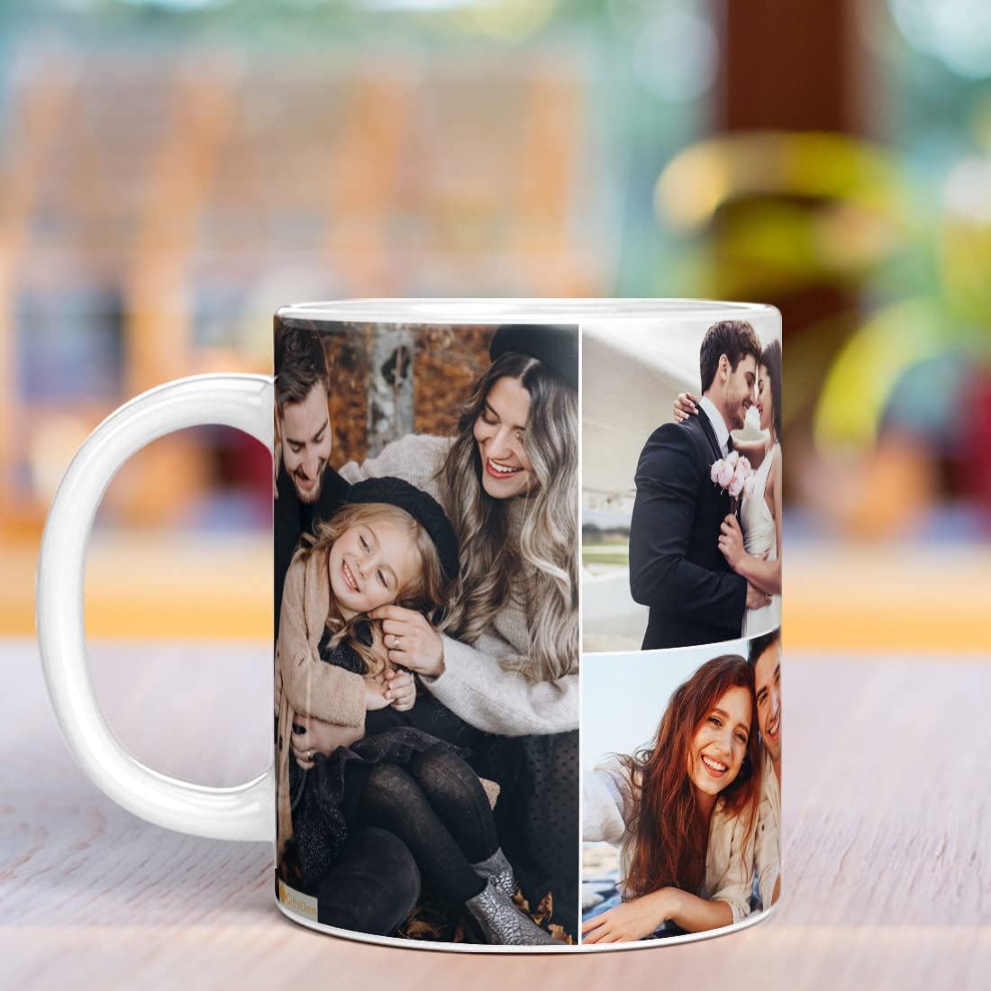 Personalized Custom Photo Quote Name Wish White Mug - 325ml Ceramic Coffee Cup for Valentine's Day, Birthday, Anniversary - Great Gift for Girlfriend, Boyfriend, Couples (Perfect for Coffee, Tea, Hot Chocolate at Home/Office)
