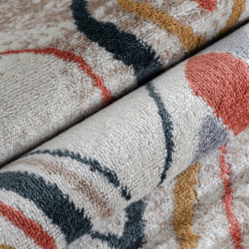 Southwestern Geometric Indoor Area Rug or Runner Rug - Boho Chic Home Decor for Living Room, Bedroom, or Entryway