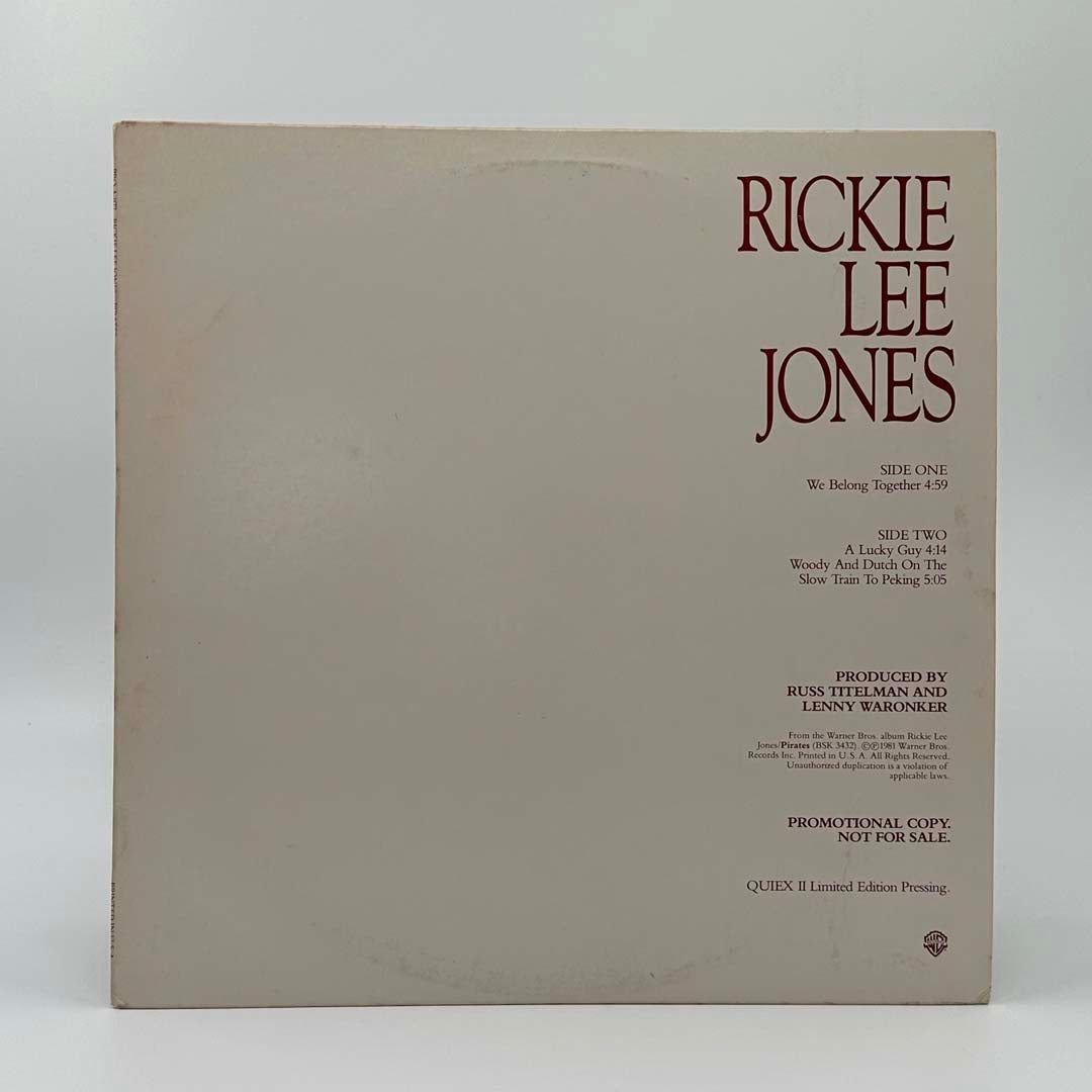 Rickie Lee Jones Vinyl Records & CDs - Classic Folk & Jazz Albums Collection for Music Lovers - Perfect for Home Listening, Gifts & Vintage Music Collectors