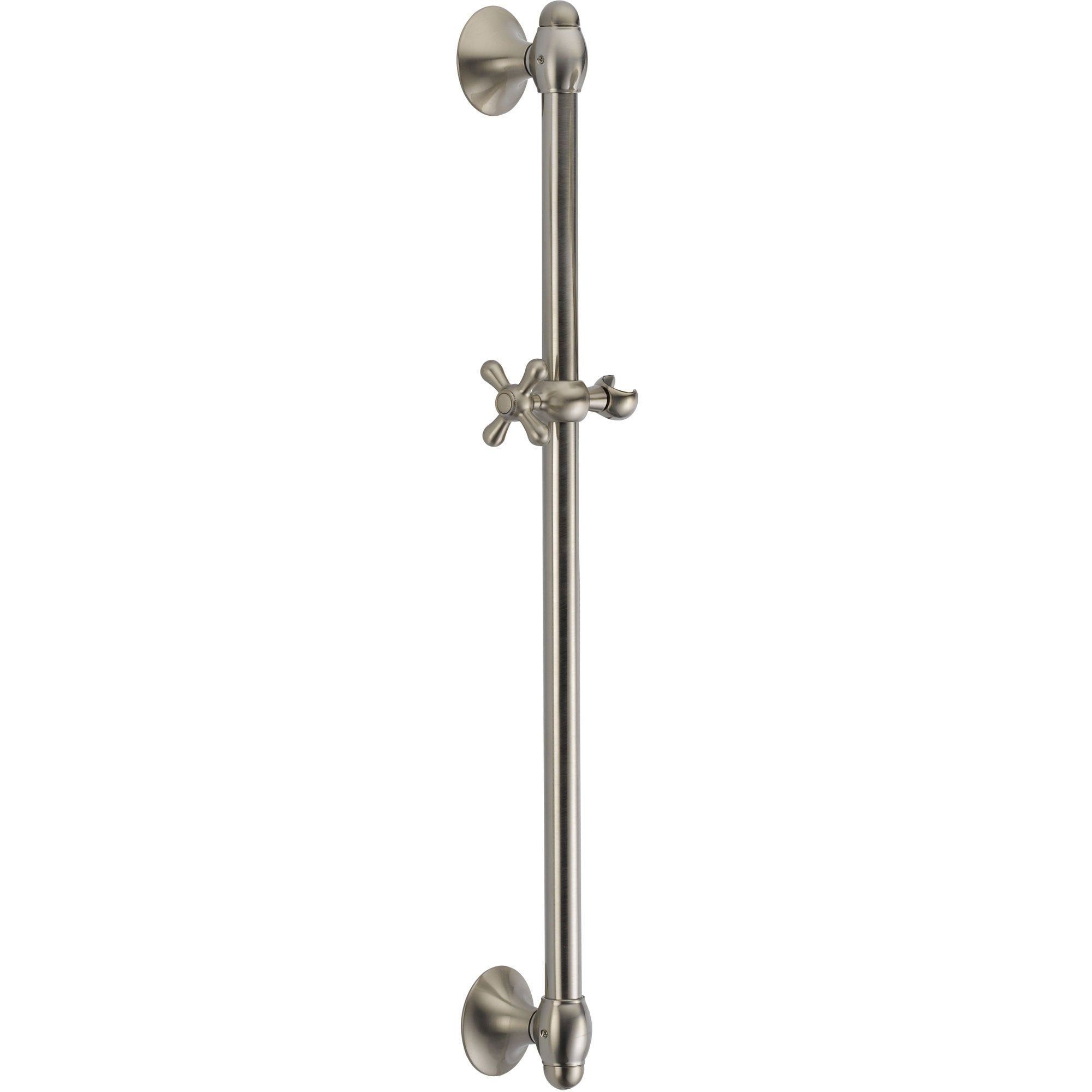 Delta 29 Inch Stainless Steel Handheld Shower Wall Mount Slide Bar with Adjustable Height - Perfect for Bathroom, Spa & Accessibility Needs (Model 561198)
