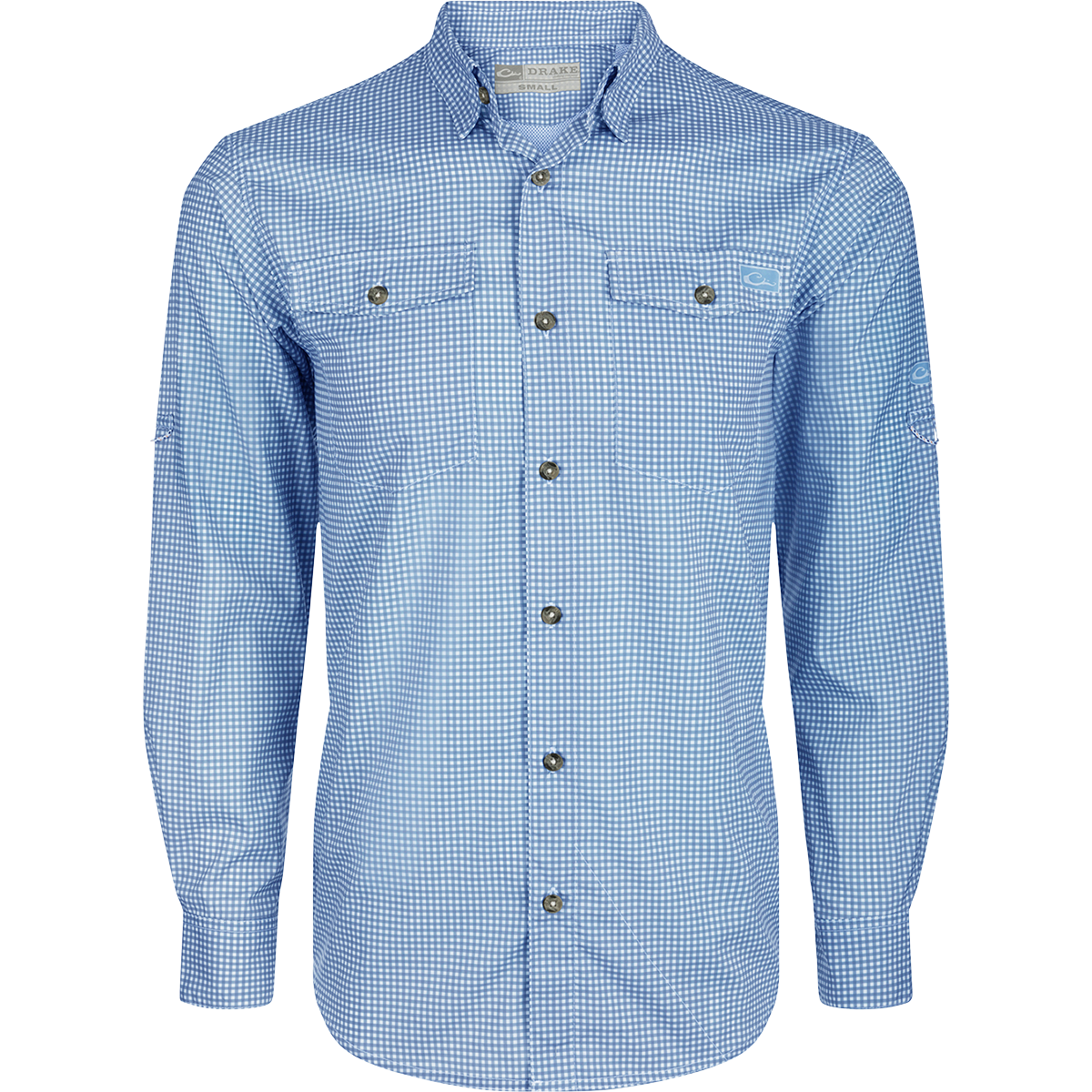 Men's Long Sleeve Gingham Check Shirt - Casual Button Down Oxford Shirt for Fraternity, College, and Everyday Wear