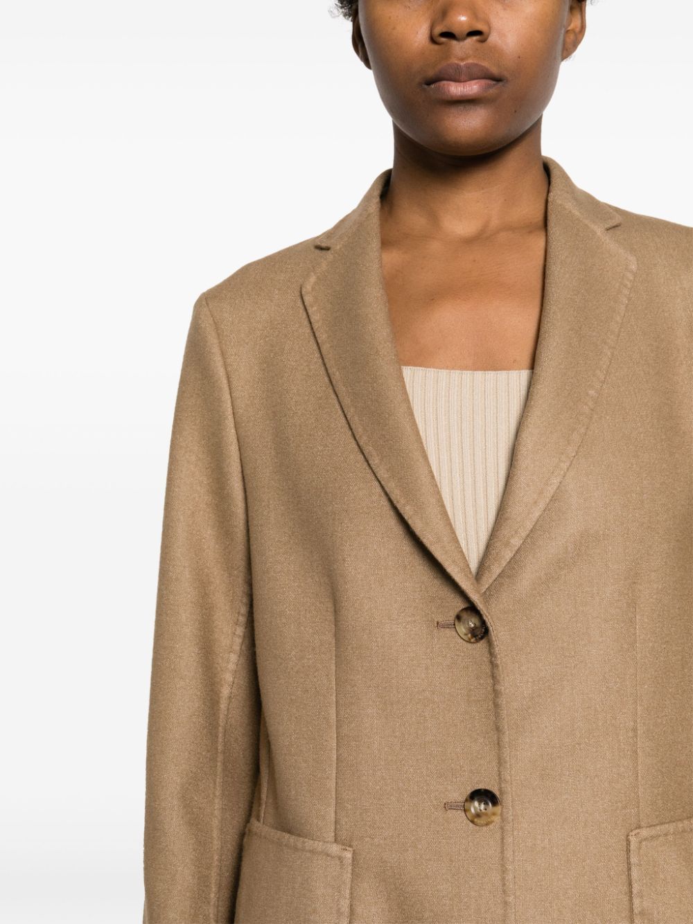 Boglioli Men's Camel Jacket - Premium Wool Blazer for Business & Casual Wear | Perfect for Office, Travel & Special Occasions