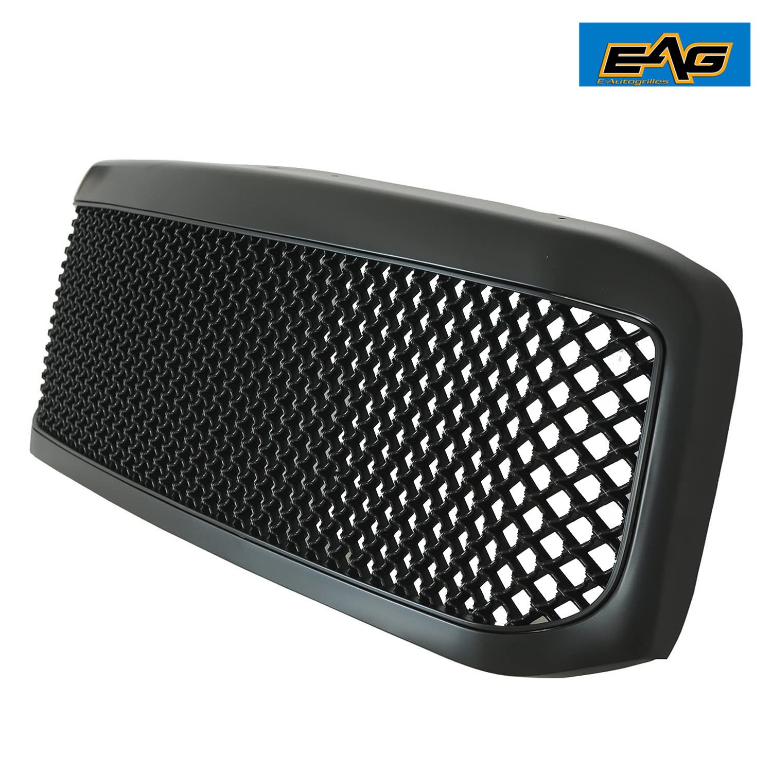 EAG Replacement Grille Mesh Front Black ABS Upper Grill Compatible with 1999-2004 Ford Super Duty - Durable Aftermarket Upgrade for Truck Enthusiasts & Off-Road Adventures