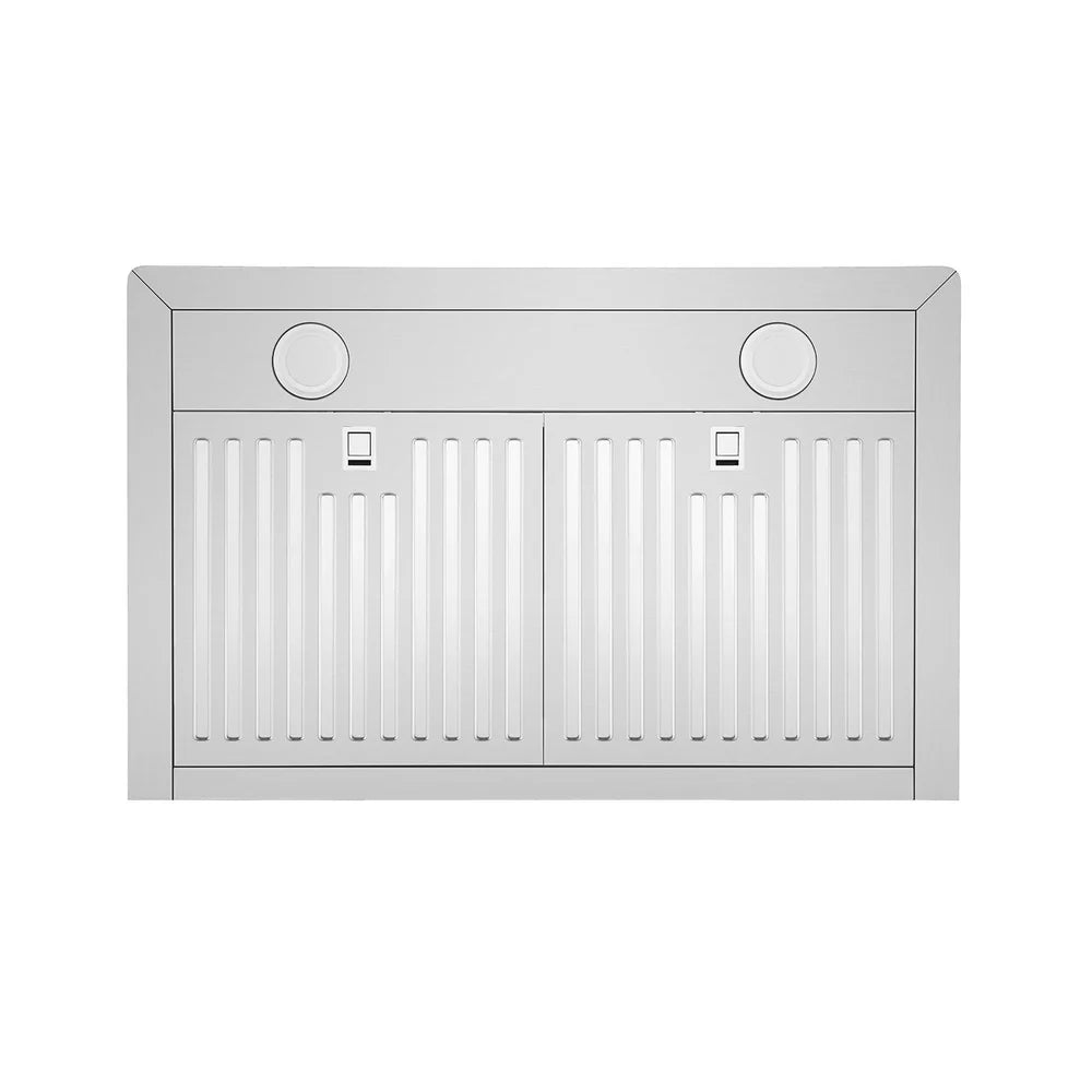 Empava 30-Inch Stainless Steel Wall Mount Range Hood - 400 CFM Ducted Kitchen Vent with Filters | Modern Kitchen Ventilation for Home Cooking & Smoke Removal