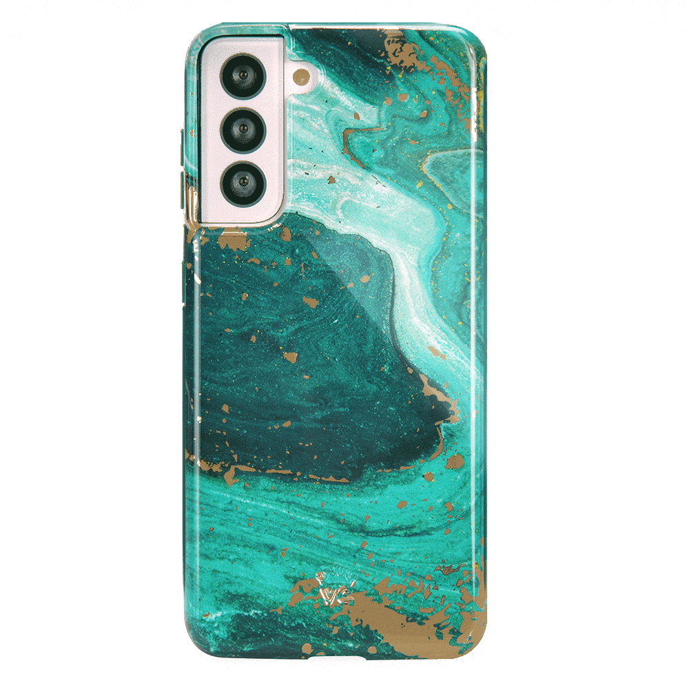 Premium Emerald Marble Samsung Phone Case - Durable Protective Cover for Samsung Galaxy [Model] - Stylish & Slim Design for Everyday Use, Work & Travel