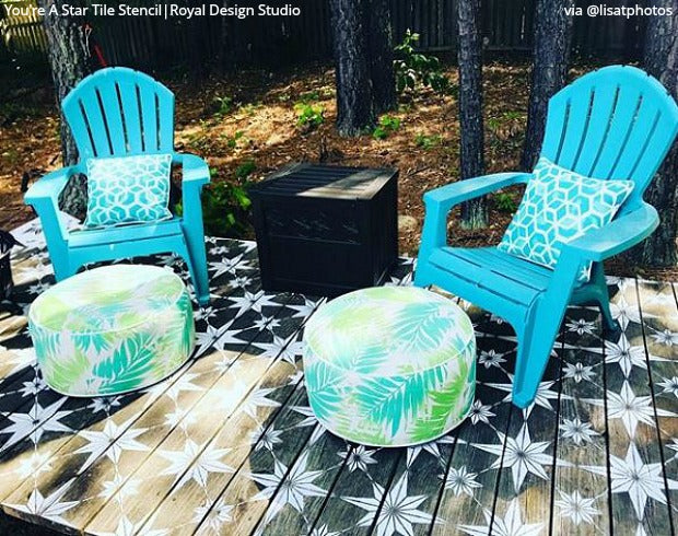 You're a Star Tile Stencil - DIY Mosaic Tile Decor Kit for Home, Bathroom & Kitchen Backsplash - Perfect for Crafting, Wall Art & DIY Projects