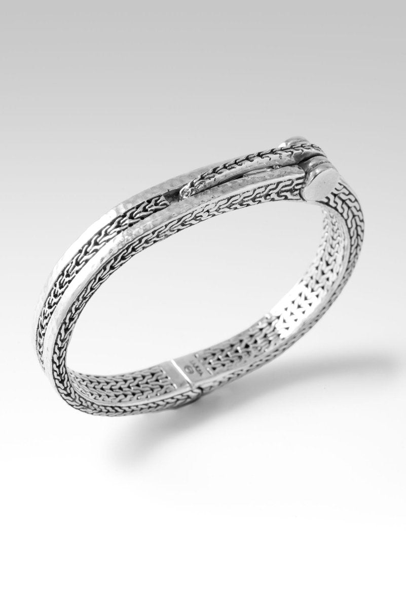 Iron Sharpens Iron Bangle™ - Stainless Steel Chain Link Bracelet for Men & Women - Motivational Jewelry Gift for Fitness, Gym & Daily Wear