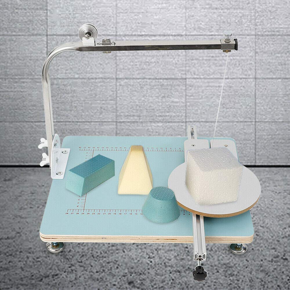 Adjustable Angle Hot Wire Foam Cutter Machine - Professional Styrofoam Cutting Tool with Work Table for DIY Craft, Foam Sponge Carving & Model Making - Perfect for Hobbyists, Cosplay Props & Home Decoration Projects