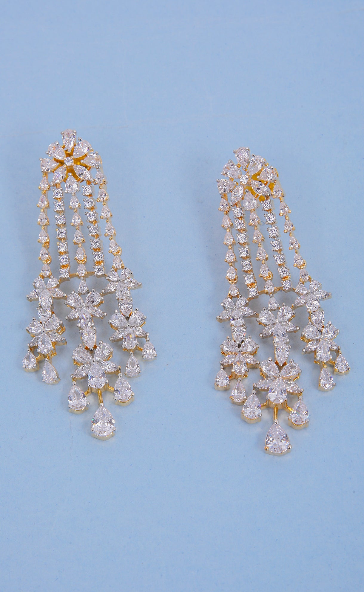 American Diamond Fashion Earrings - Elegant Drop & Dangle Earrings for Women | Perfect for Parties, Weddings & Evening Events (E976)